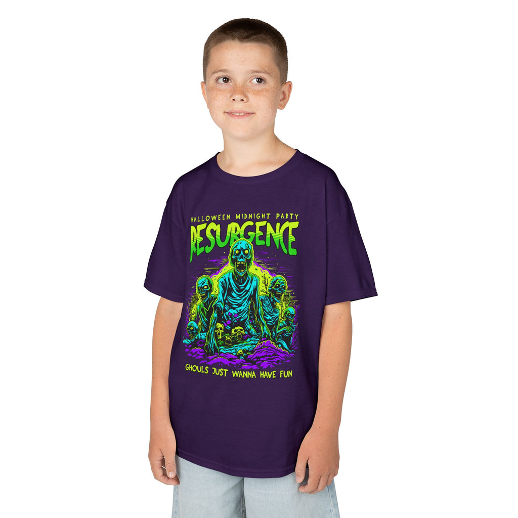 Kids Tee | Neon Zombie "Resurgence" Graphic Shirt | Cr8tive Designs