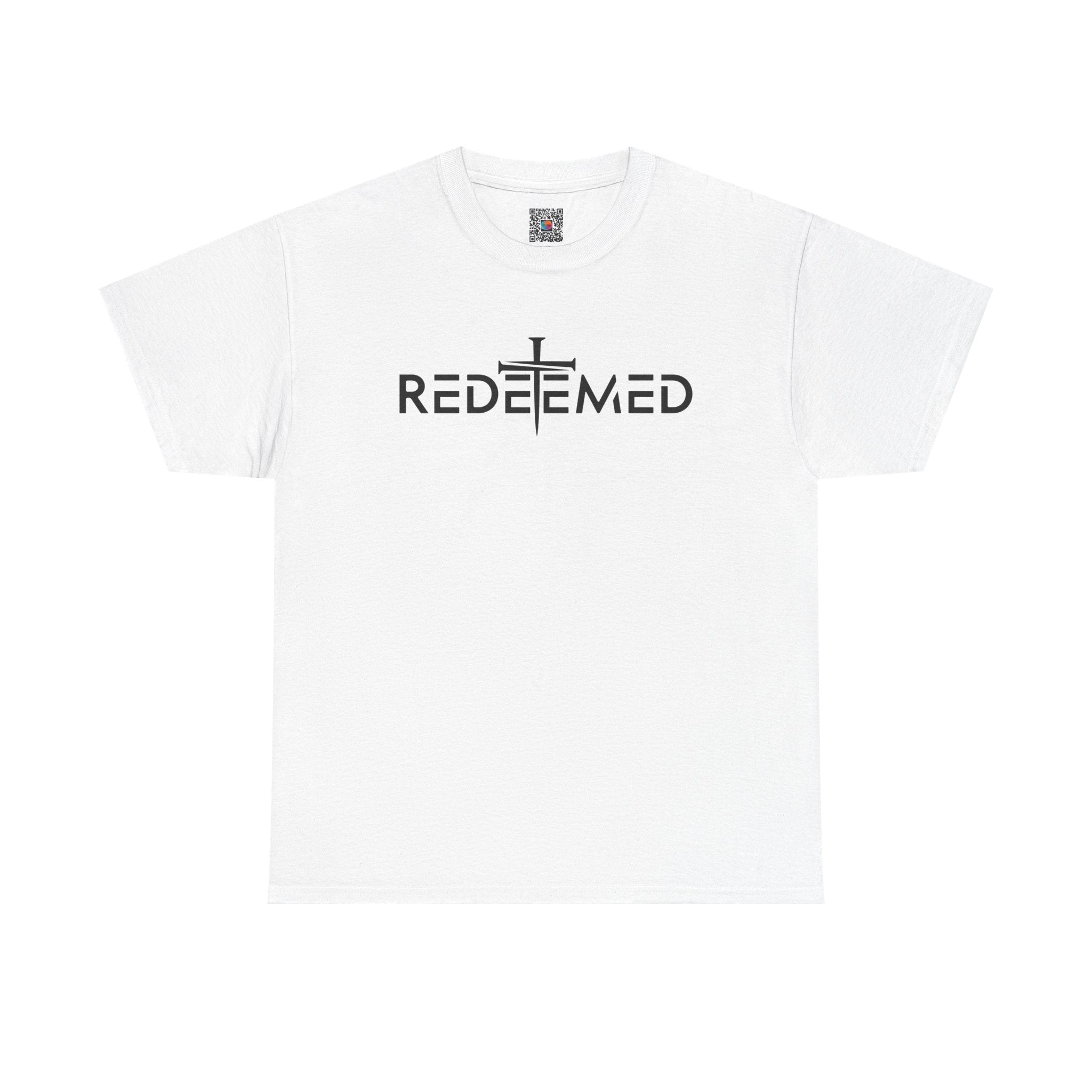Redeemed – Minimalist Christian Cross Faith T-Shirt | Cr8tive Designs
