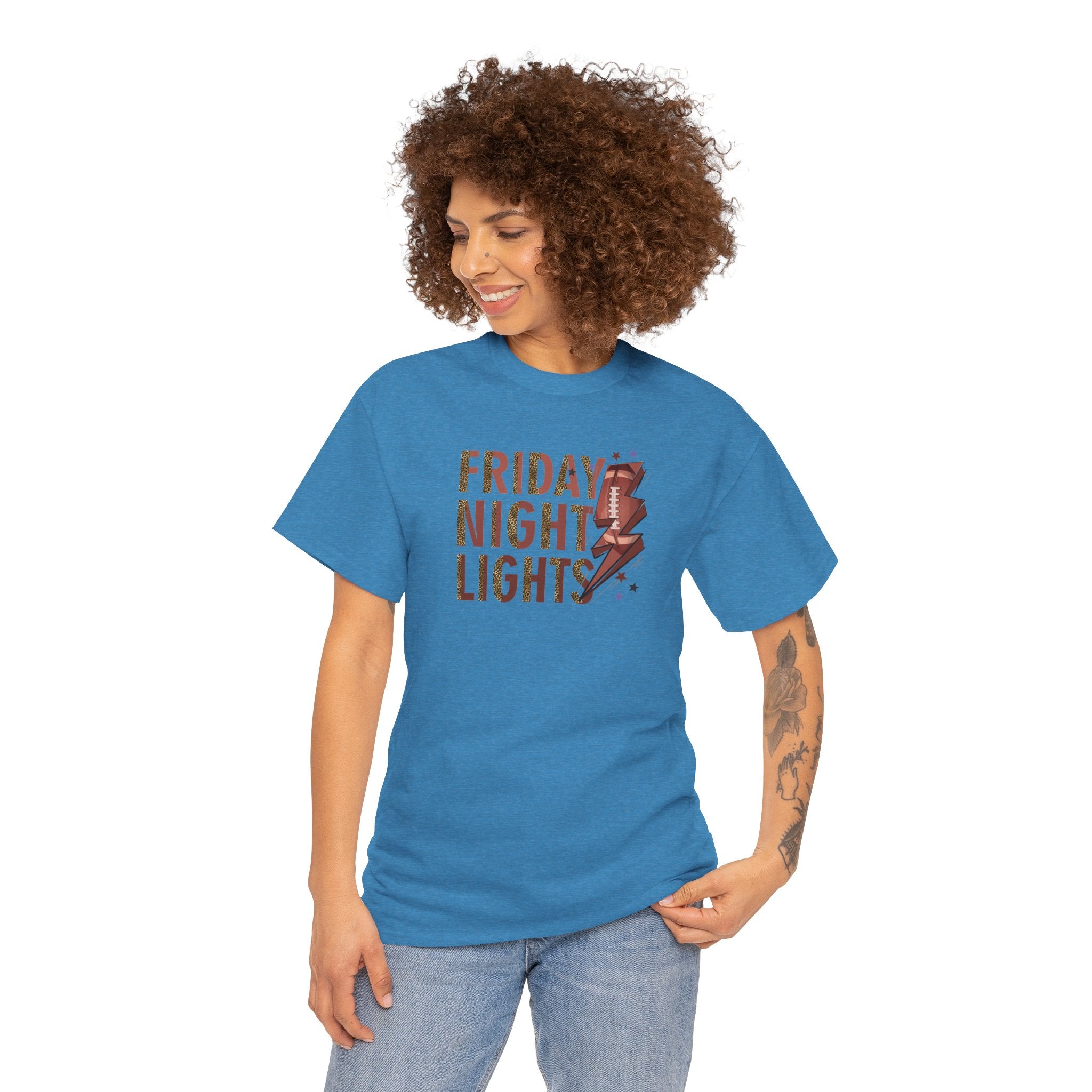 Friday Night Lights Football Tee | Game Day Sports T-Shirt | Cr8tive Designs