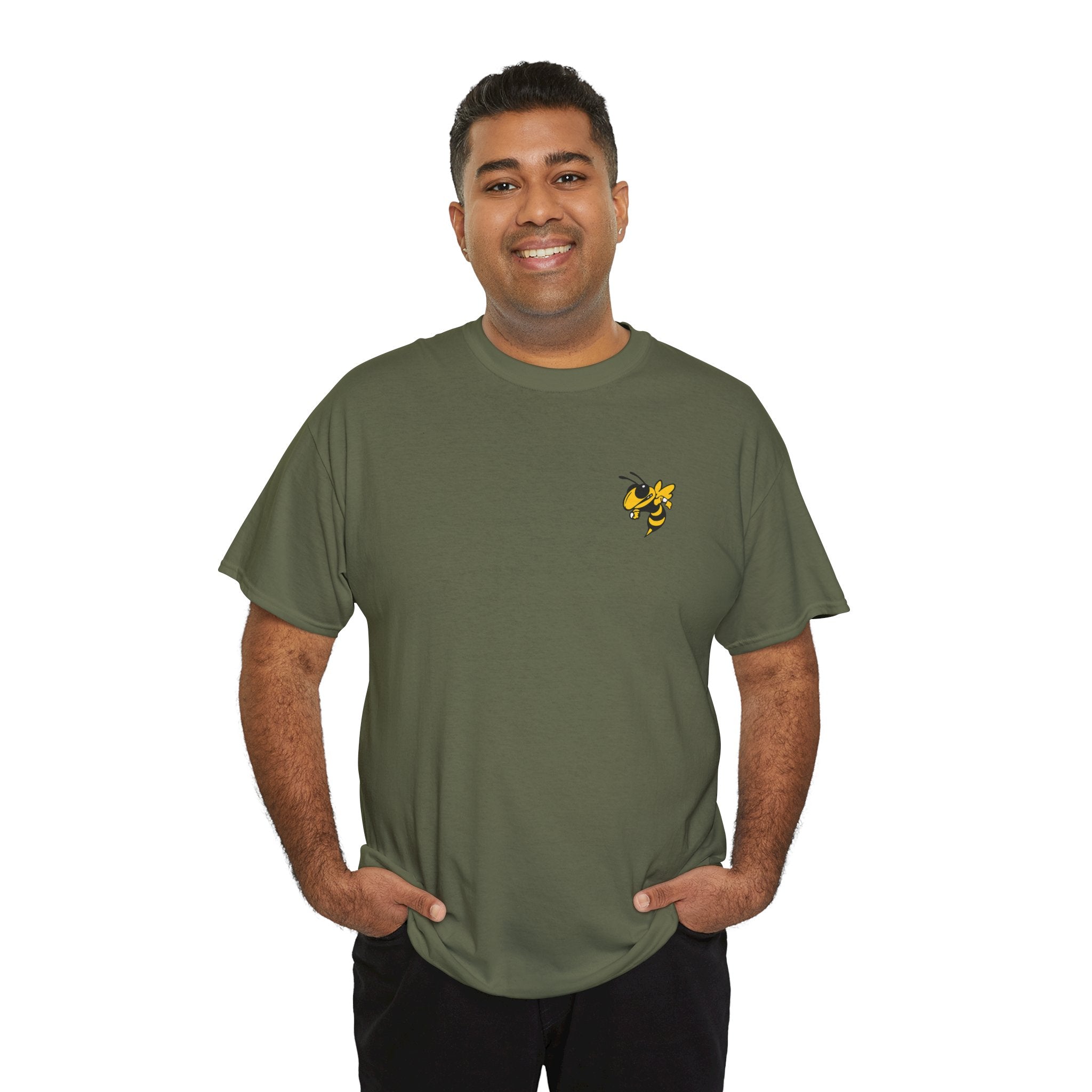 In a World Where You Can Be Anything Be a Hornet T-Shirt | School Spirit Mascot Adult Tee | Cr8tive Designs