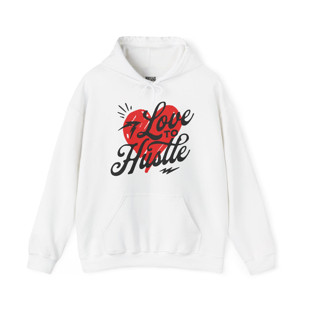 Love to Hustle | Bold Retro Motivational Hoodie | Cr8tive Designs