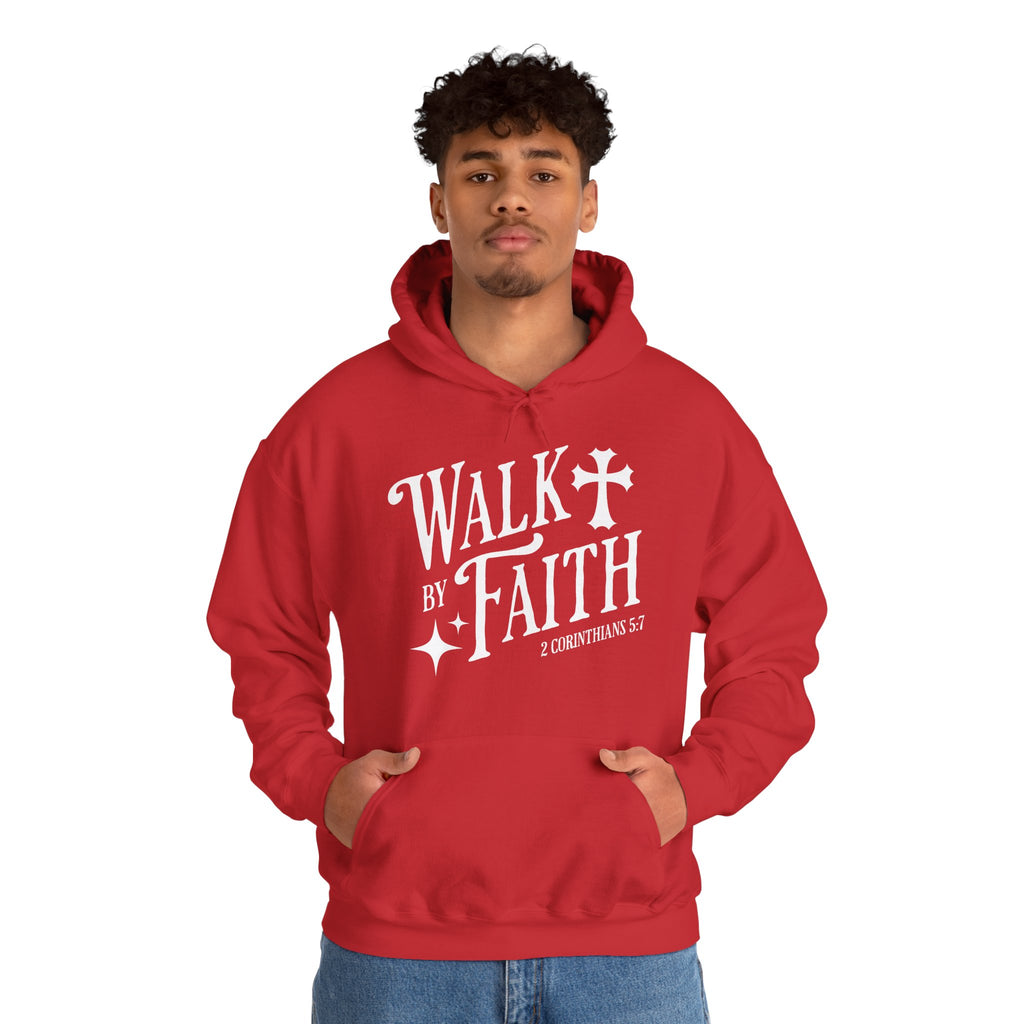 Walk by Faith | Christian Scripture Hoodie | Cr8tive Designs