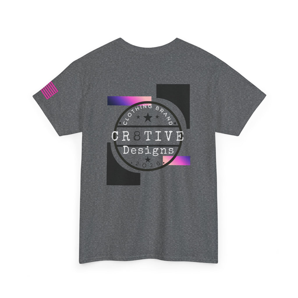 Hot Pink Logo Graphic Tee/Cr8tive Designs