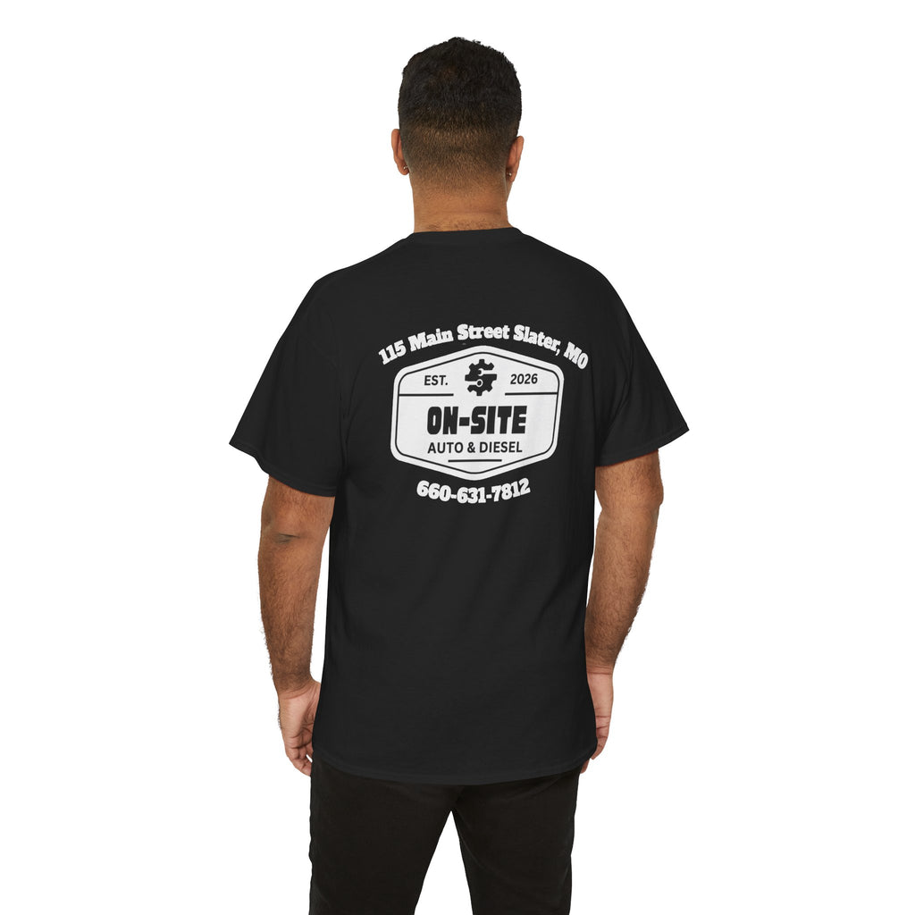On-Site Auto & Diesel Logo T-Shirt | Local Business Work Shirt | Cr8tive Designs