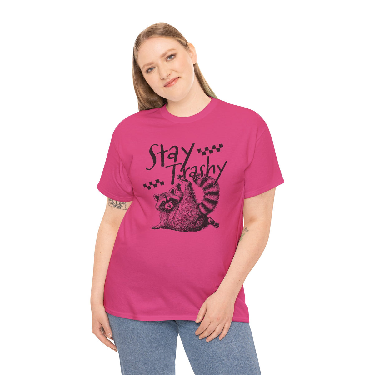Funny Raccoon Graphic Tee – Trendy Mom Life Shirt, Cute Chaos Mom Tee | Cr8tive Designs