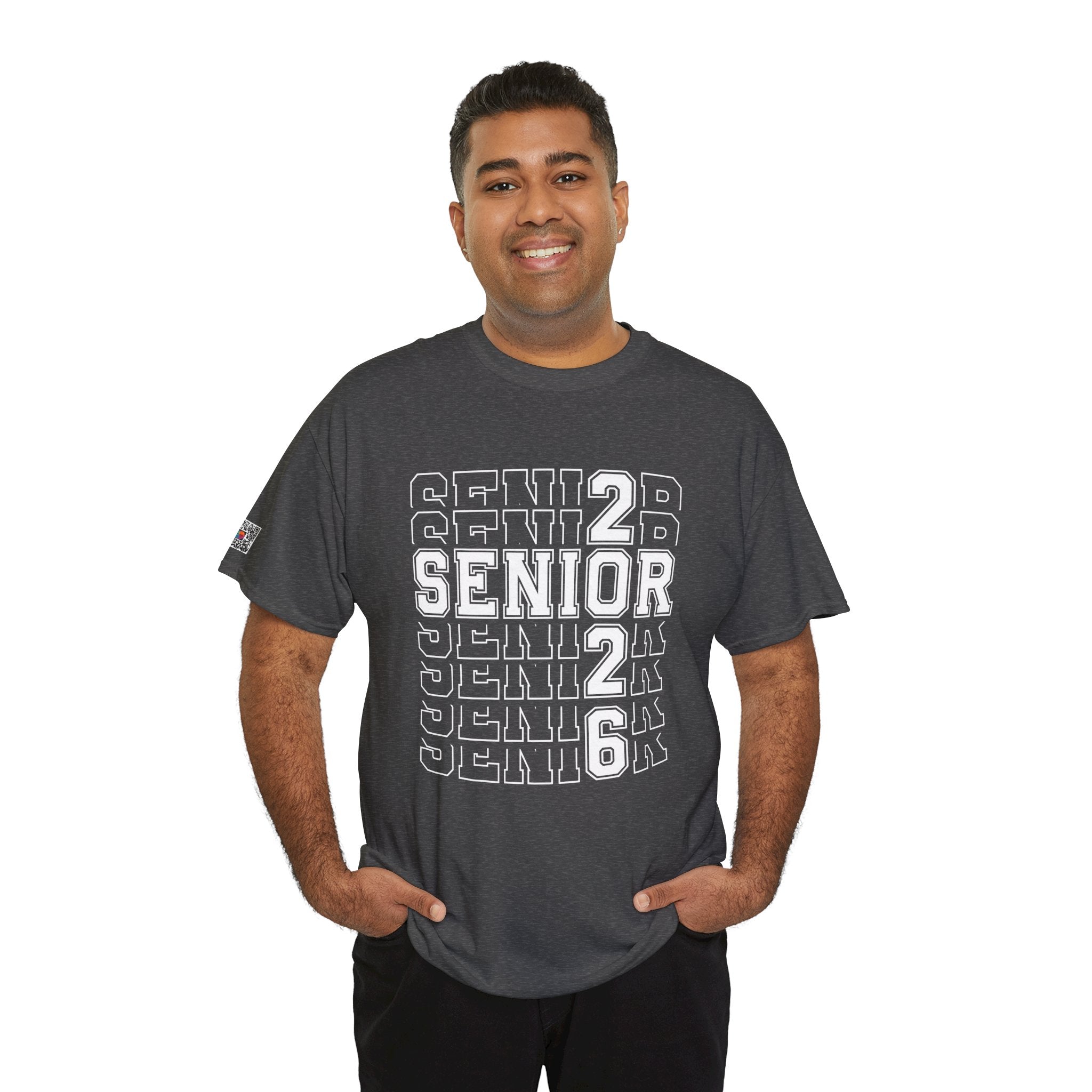 Senior 2026 Stacked Graphic T-Shirt | Bold Graduation Tee | Unisex Senior Year Shirt | Cr8tive Designs