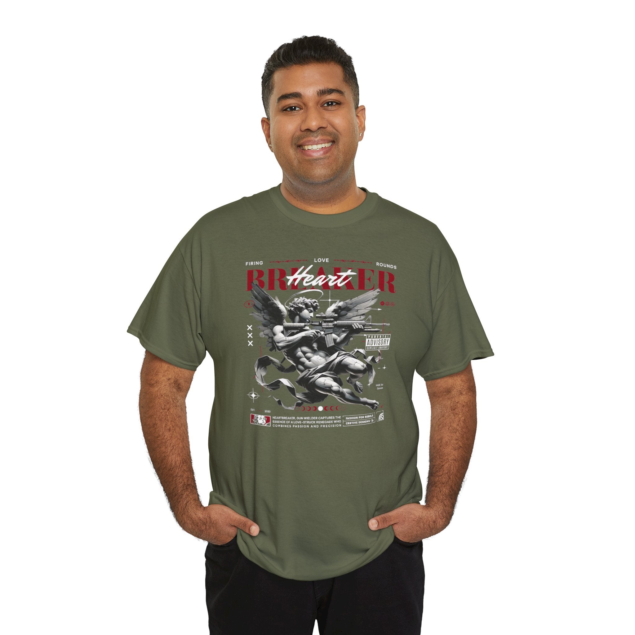 Firing Love Rounds | Dark Cupid Tshirt Design | Cr8tive Designs