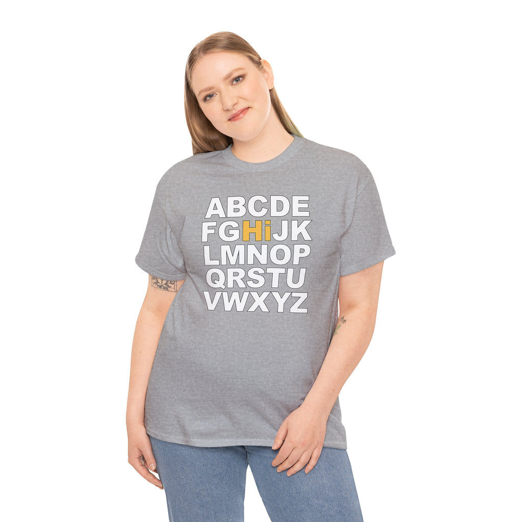 Bold Alphabet Teacher Tee | ABC Classroom Graphic T-Shirt | Cr8tive Designs