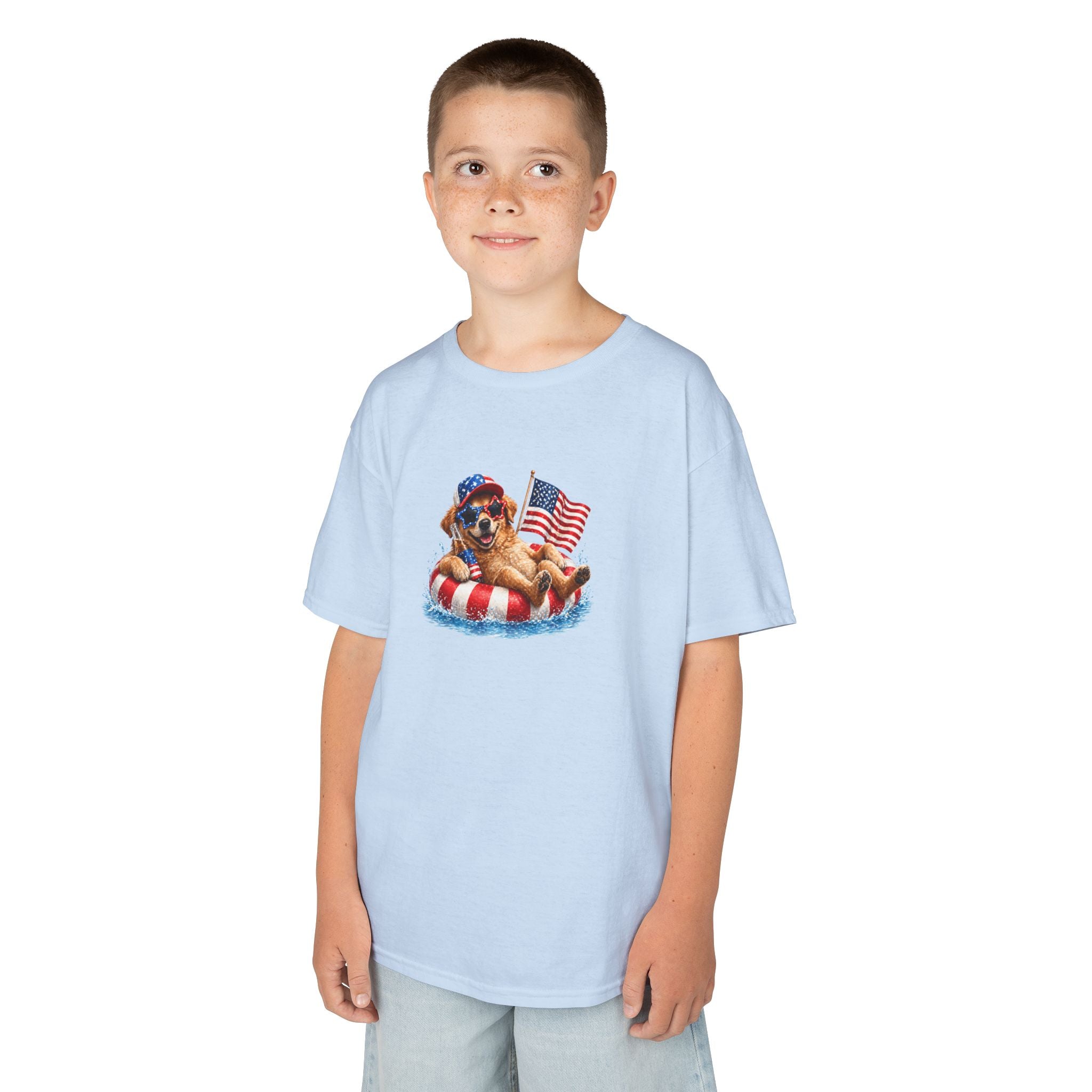 Patriotic Pool Party Shirt | Summer Kids Tee | Cr8tive Designs