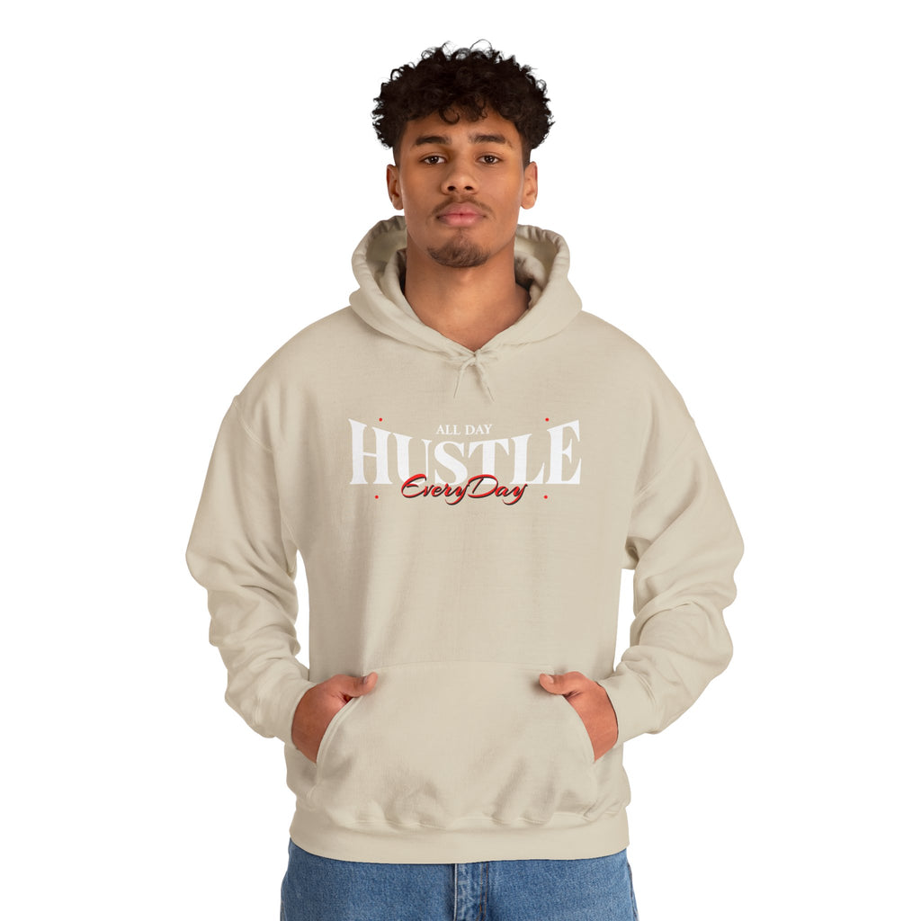 All Day Hustle Every Day | Motivational Streetwear Hoodie | Cr8tive Designs