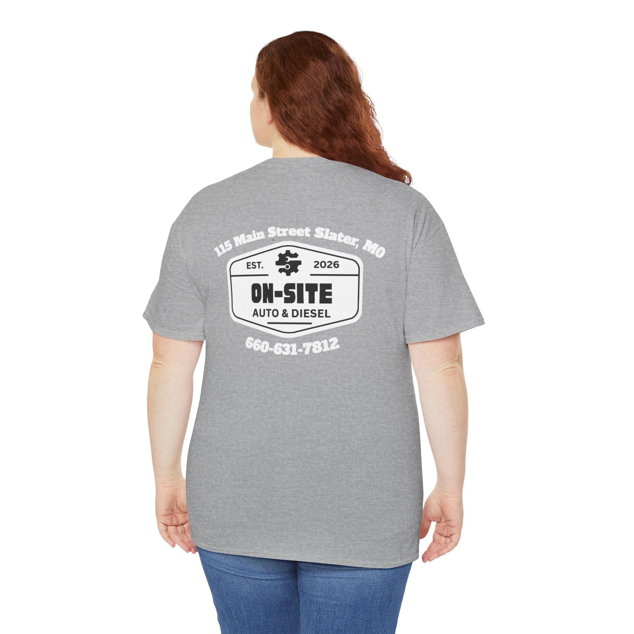 On-Site Auto & Diesel Logo T-Shirt | Local Business Work Shirt | Cr8tive Designs
