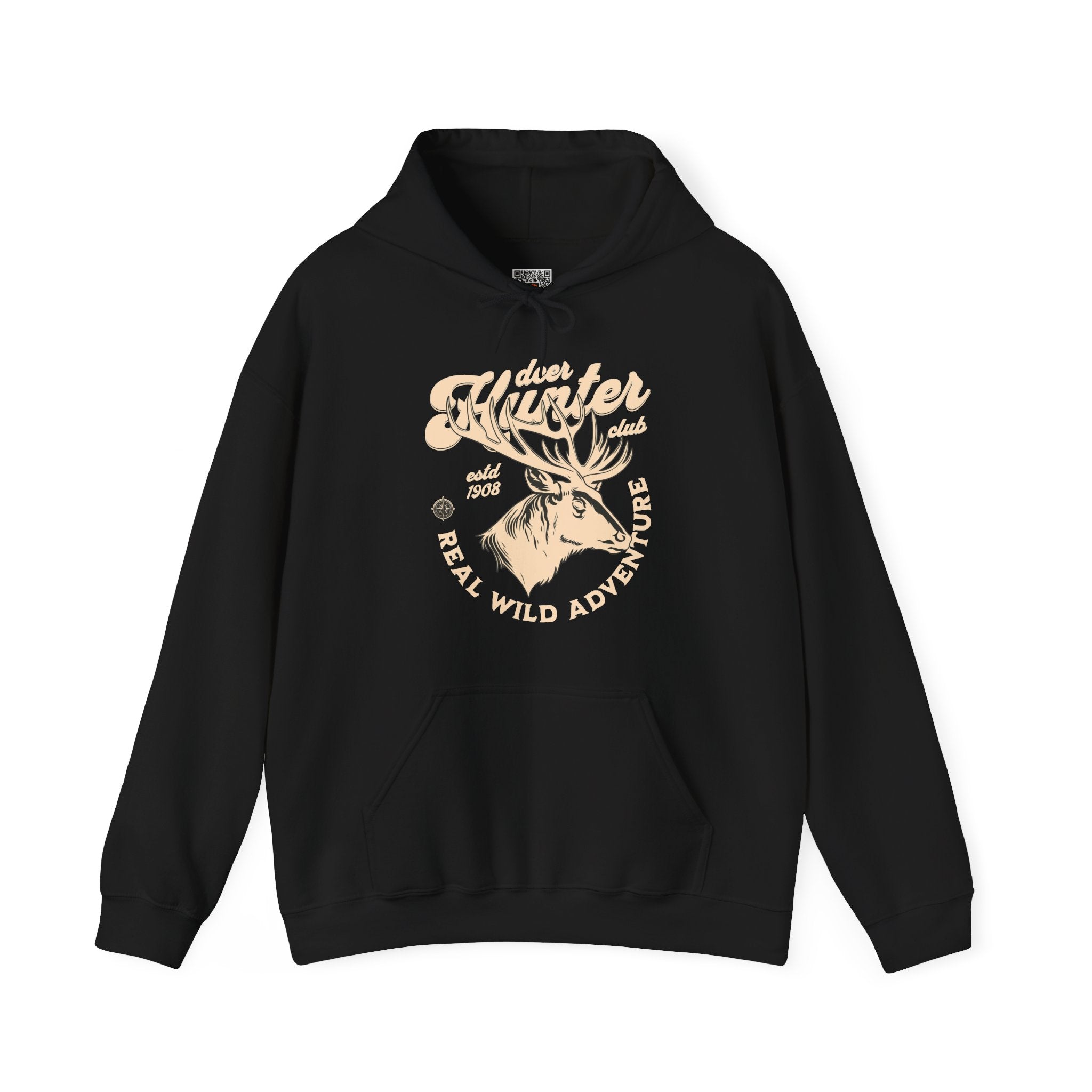 Deer Hunter Hoodie | Vintage Wild Adventure Design | Cr8tive Designs