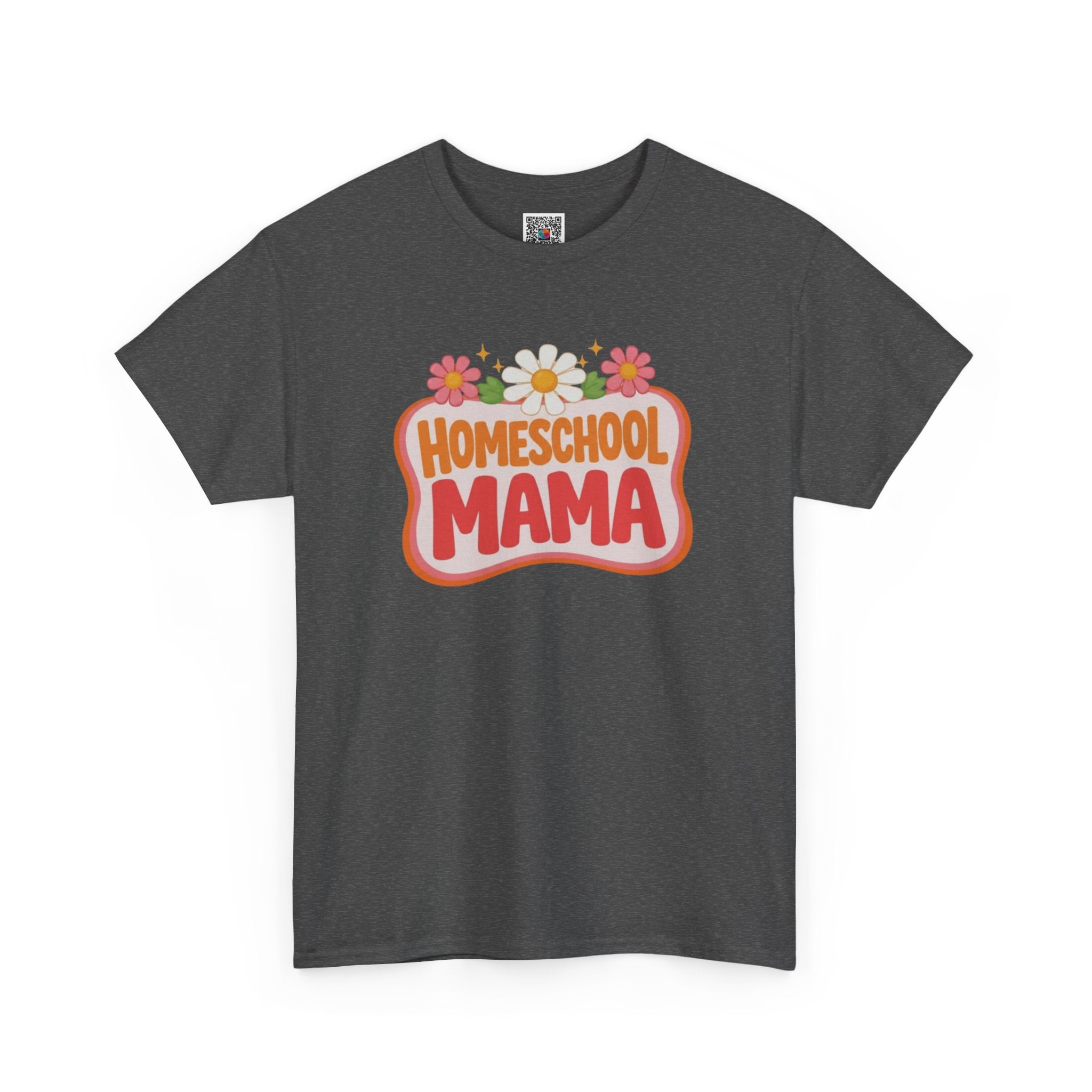 Homeschool Mama T-Shirt – Retro Floral Homeschooling Mom Tee