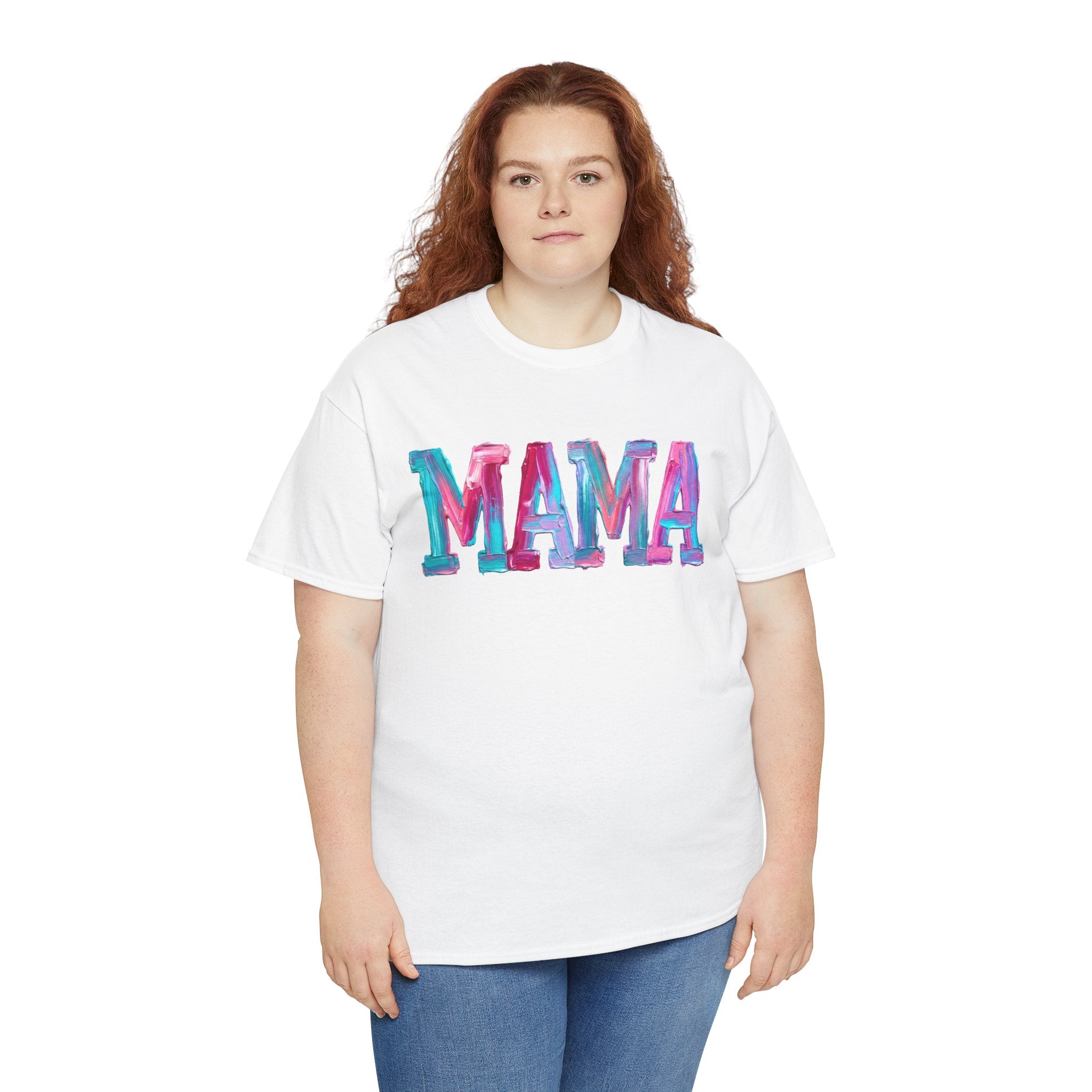 MAMA Bright Splash T-Shirt| Colorful Graphic Shirt | Cr8tive Designs