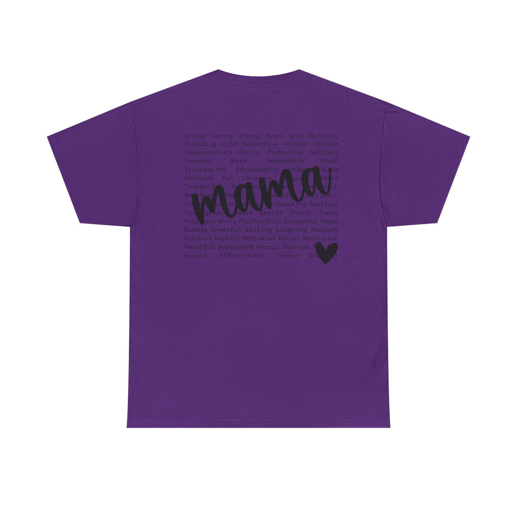 Mama Script Tee – Inspirational Motherhood Shirt, Soft Minimalist Mom Graphic T-Shirt | Cr8tive Designs