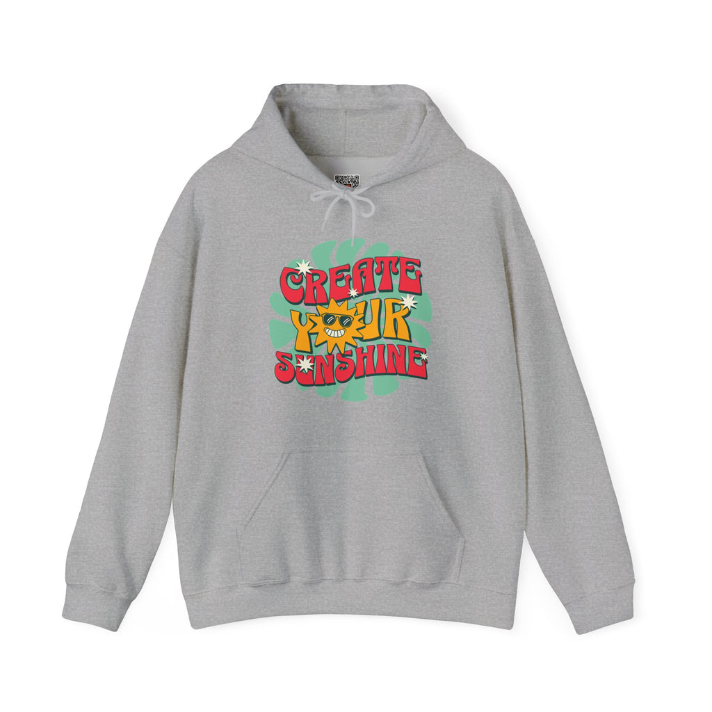 Create Your Sunshine | Colorful Retro-Inspired Hoodie | Cr8tive Designs