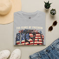 250 Years of Freedom | Rustic Patriotic USA Flag Design | Cr8tive Designs