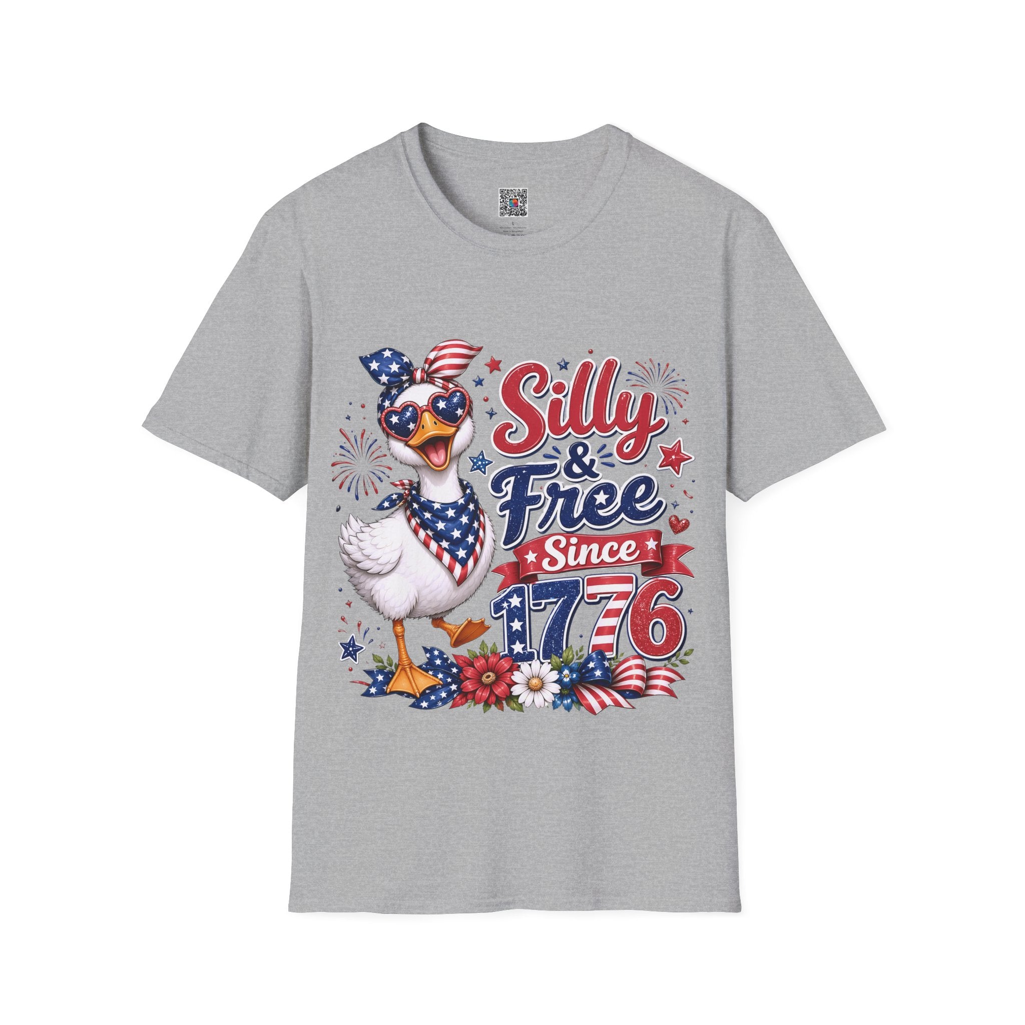 Silly & Free Since 1776 | Patriotic Duck Design | Cr8tive Designs
