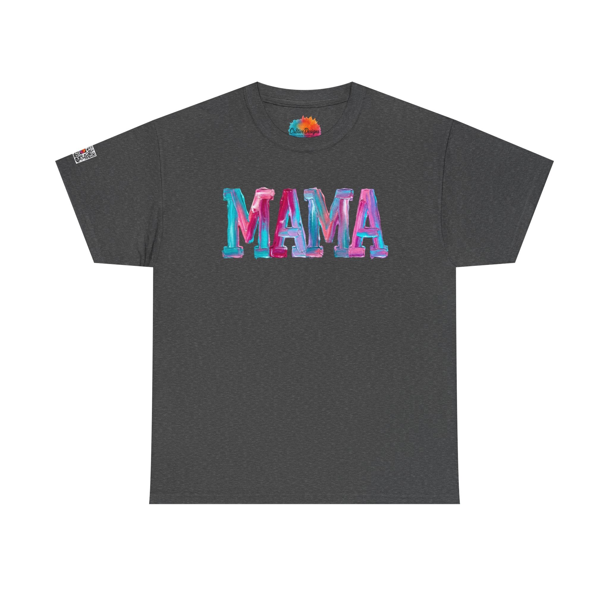 MAMA Bright Splash T-Shirt| Colorful Graphic Shirt | Cr8tive Designs
