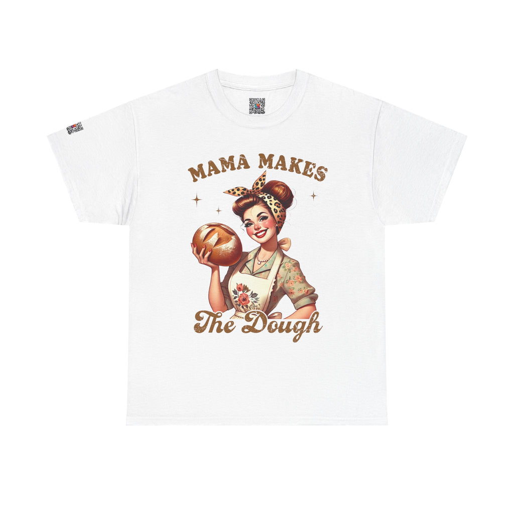 Mama Makes the Dough Graphic Tee – Funny Mom Shirt, Retro Vintage Style, Cute Mom Design | Cr8tive Designs