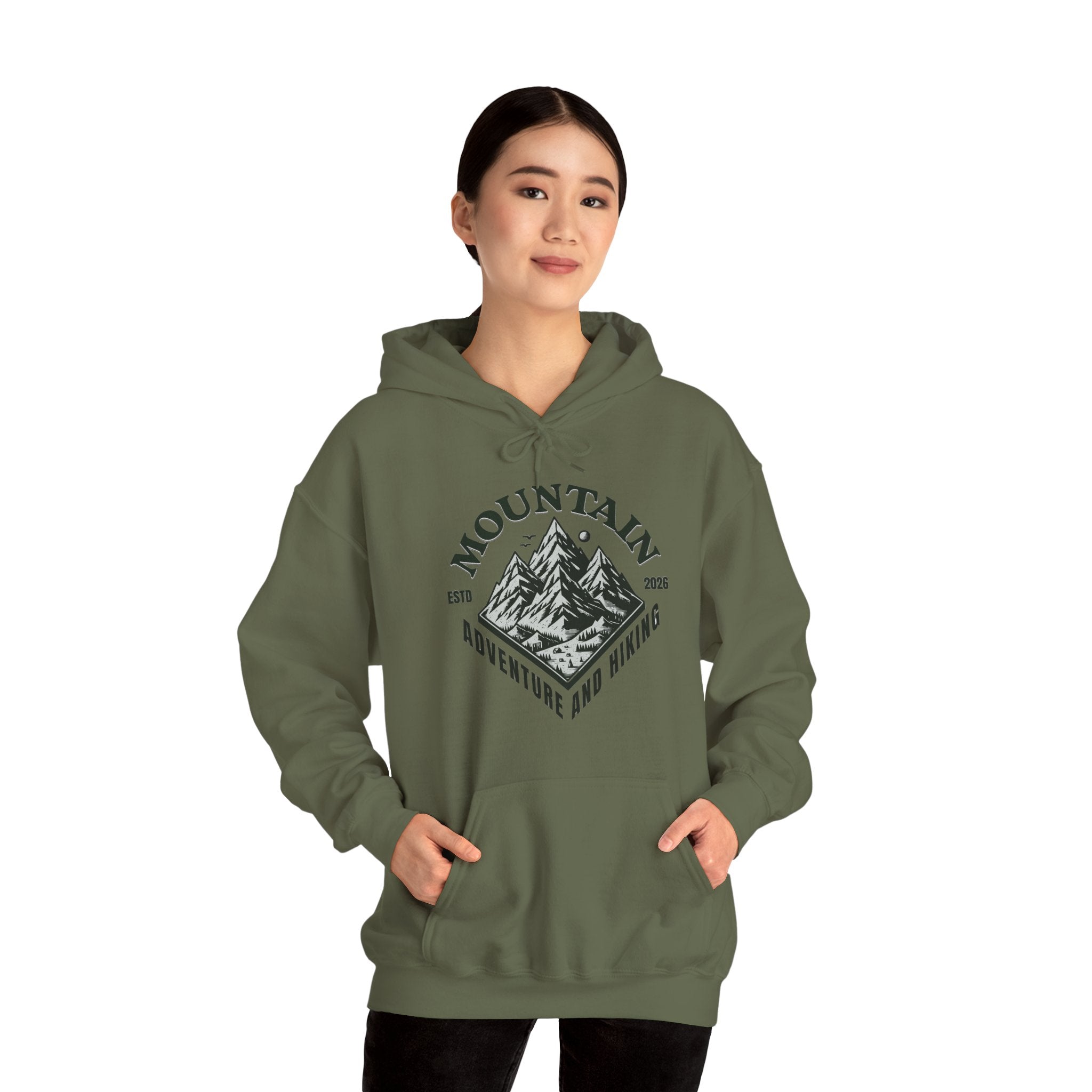 Mountain Adventure Hoodie | Outdoor Hunting & Wilderness Design | Cr8tive Designs