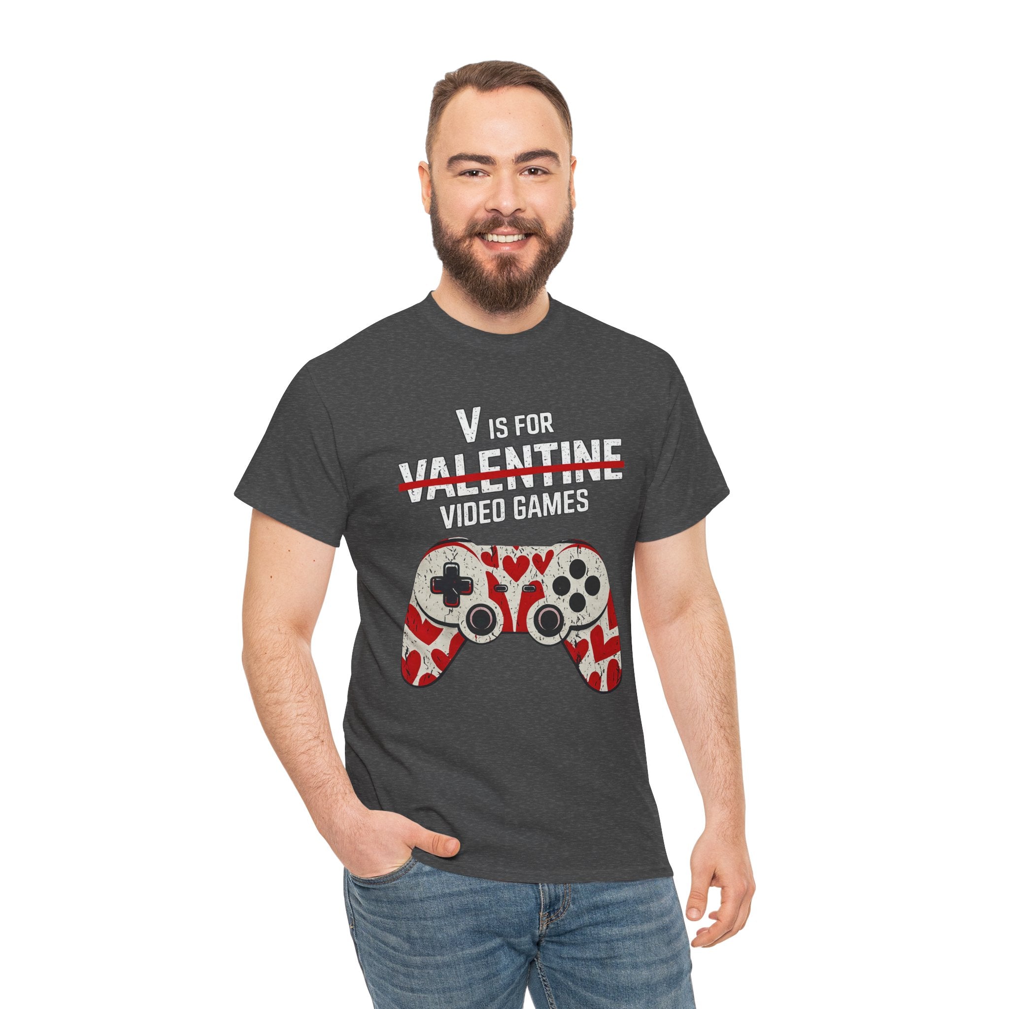 Press Start on Love – Gamer Valentine Graphic Tee