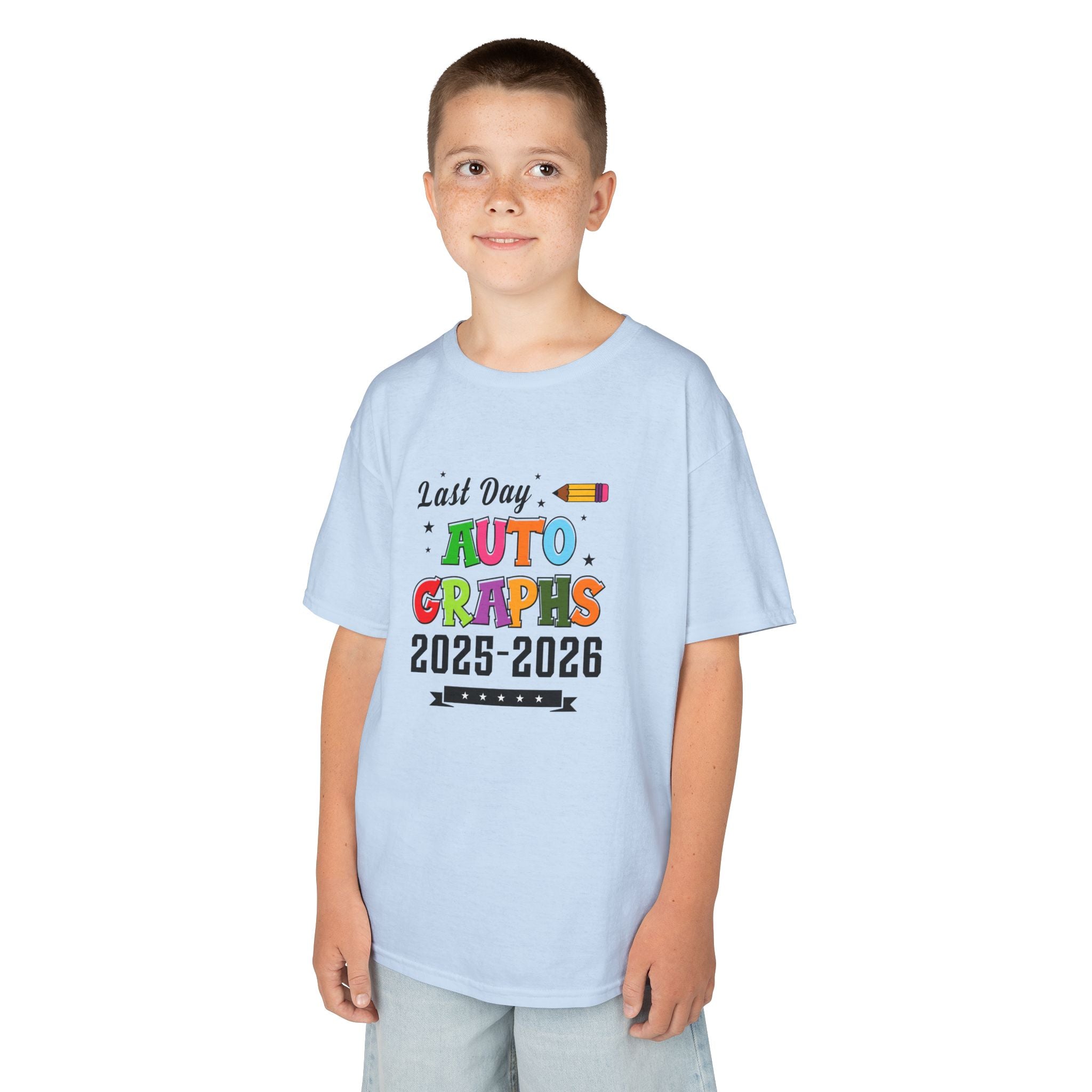 LAST DAY AUTOGRAPHS 2025-2026 T-SHIRT | KIDS SCHOOL SIGNATURE SHIRT | LAST DAY OF SCHOOL SHIRT | CR8TIVE DESIGNS