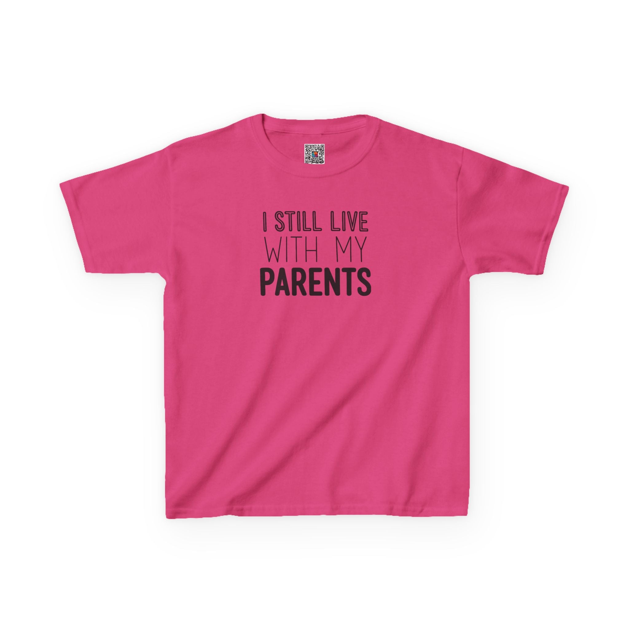 I Still Live With My Parents Youth Tee | Funny Kids Graphic T-Shirt | Cr8tive Designs