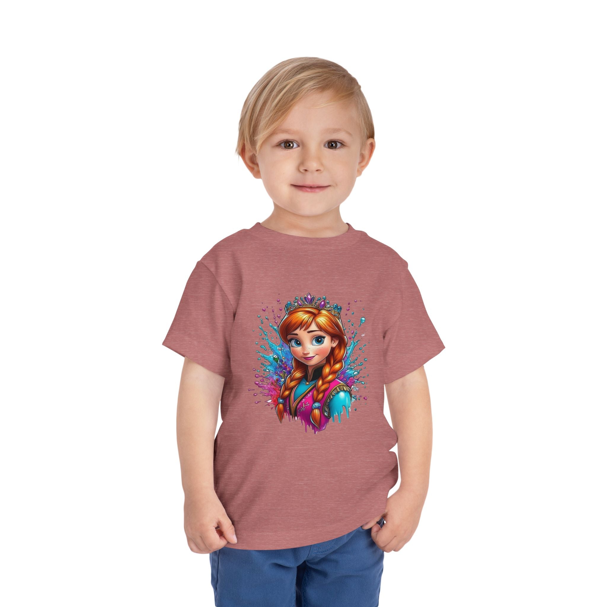 Snow Kingdom Princess Toddler Tee | Colorful Fairytale T-Shirt Design | Cr8tive Designs