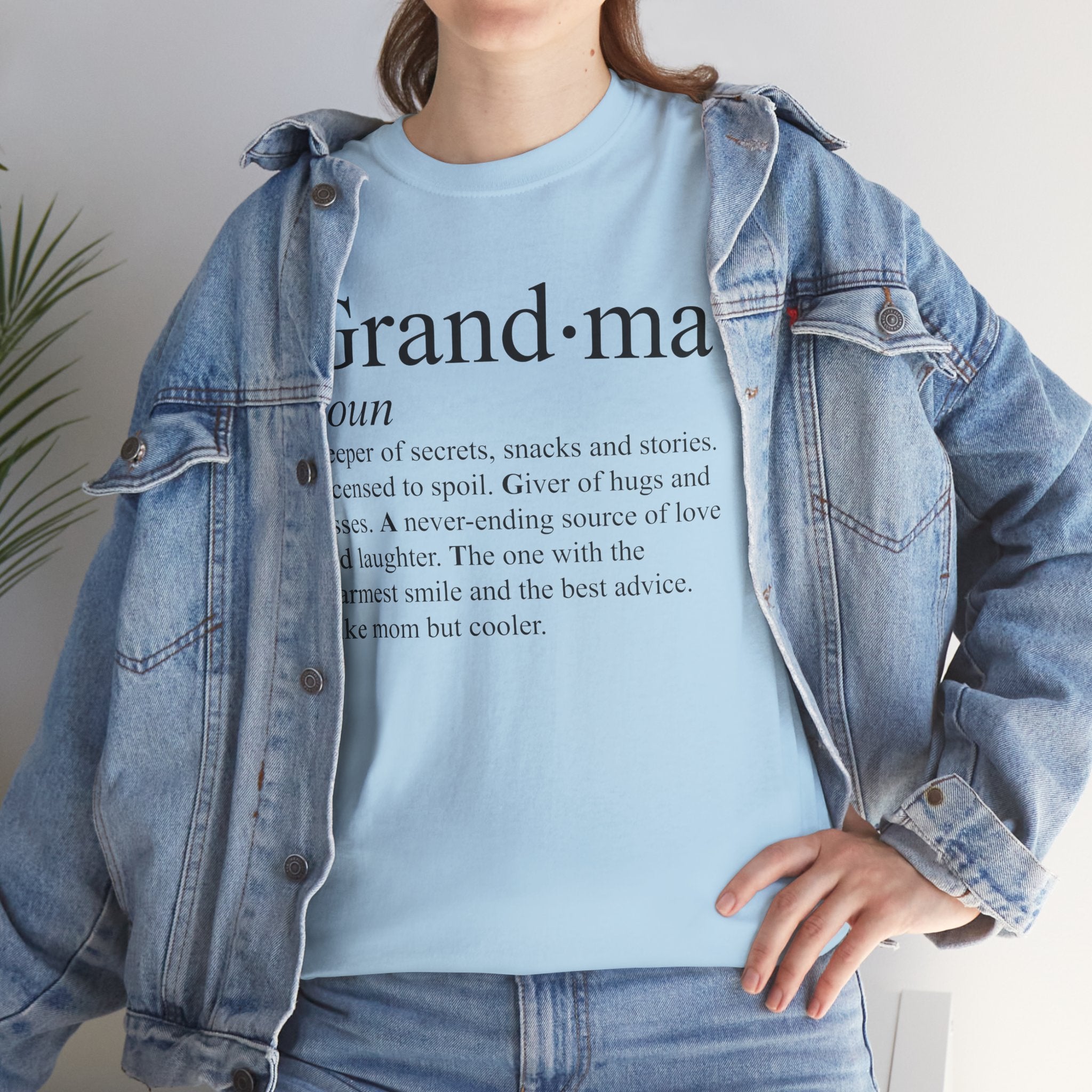Grandma Definition Shirt – Sweet & Sentimental Gift for Grandma, Cozy Graphic Tee | Cr8tive Designs