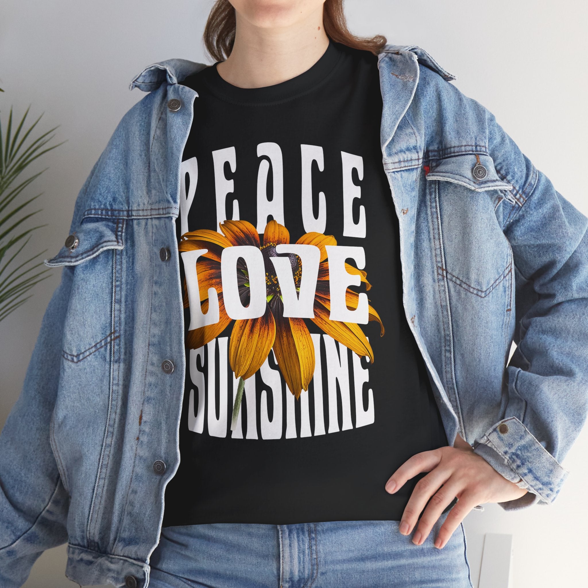 Peace,Love,Sunshine T‑Shirt