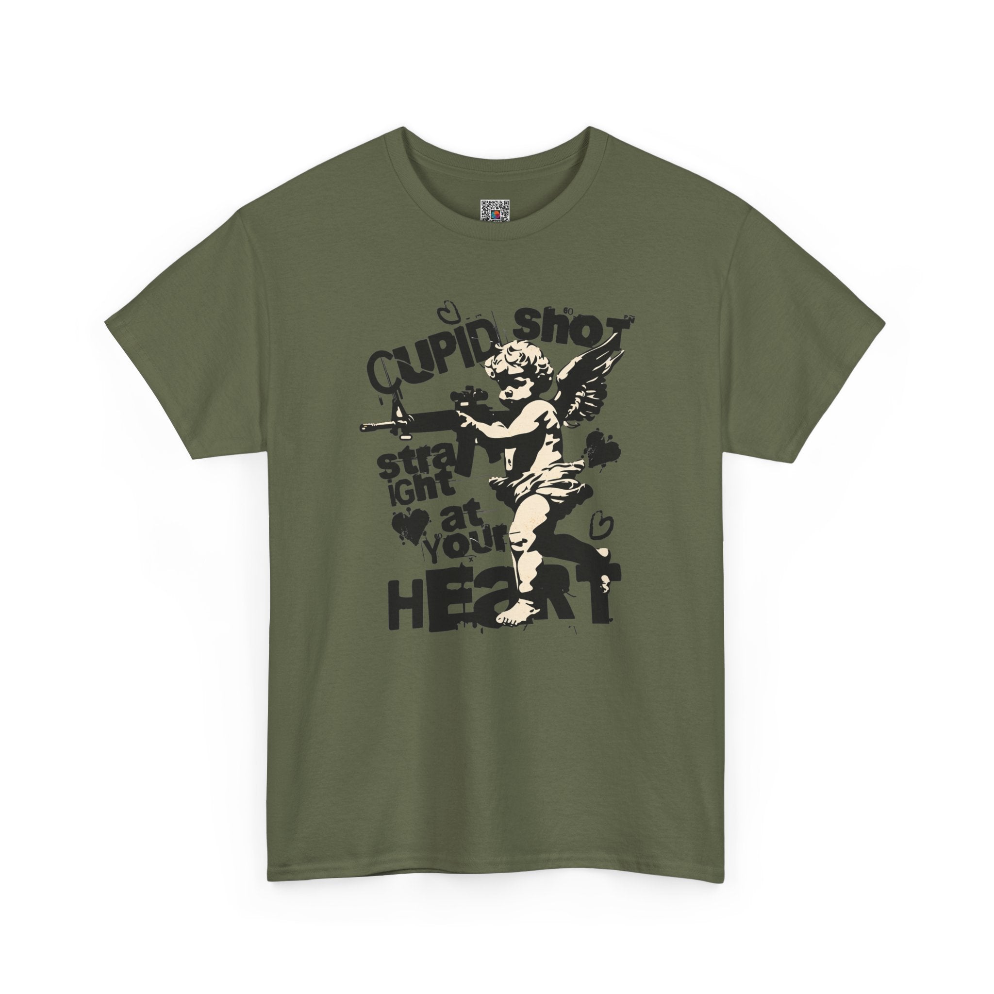 Cupid Shot Straight at Your Heart | Vintage Cupid Tshirt | Cr8tive Designs
