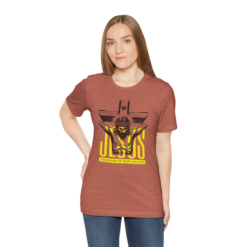 Jesus Crucifix Tee | Christian Graphic T‑Shirt | Cr8tive Designs