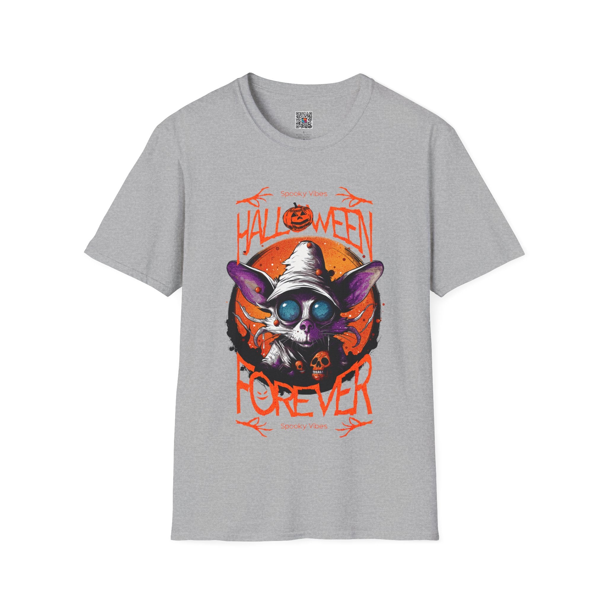 Halloween Forever T-Shirt | Cute Spooky Bat Witch Graphic Tee | Cr8tive Designs