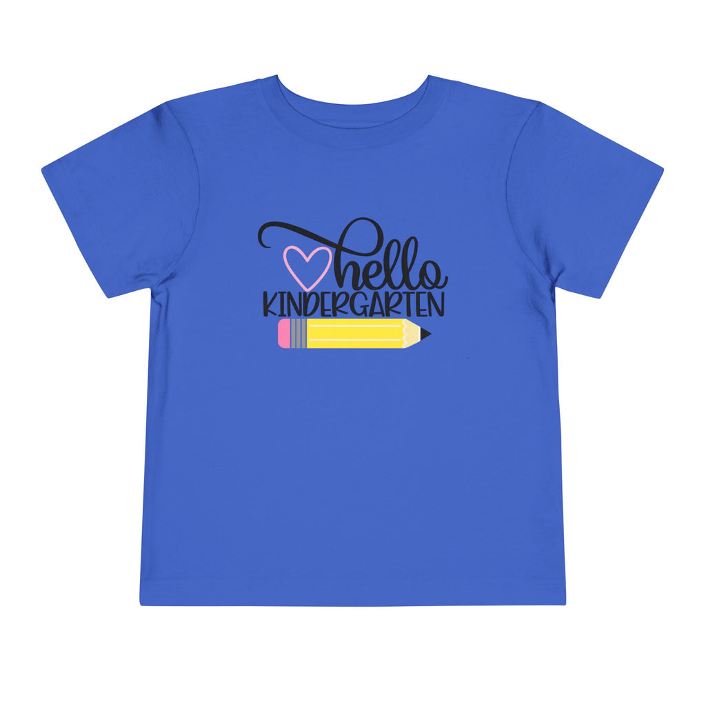 Hello Kindergarten Pencil Youth Tee | First Day of School T-Shirt | Cr8tive Designs