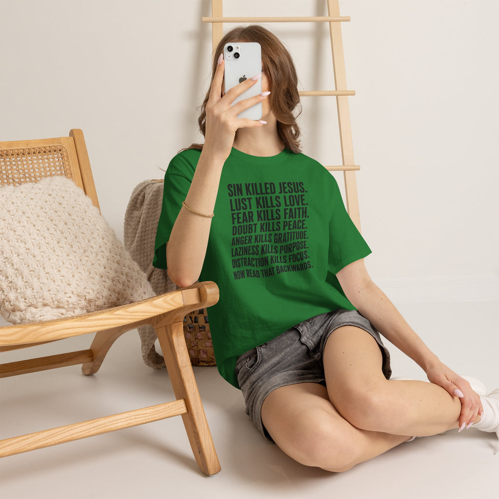 Now Read That Backwards | Bold Christian Faith Statement T-Shirt | Cr8tive Designs