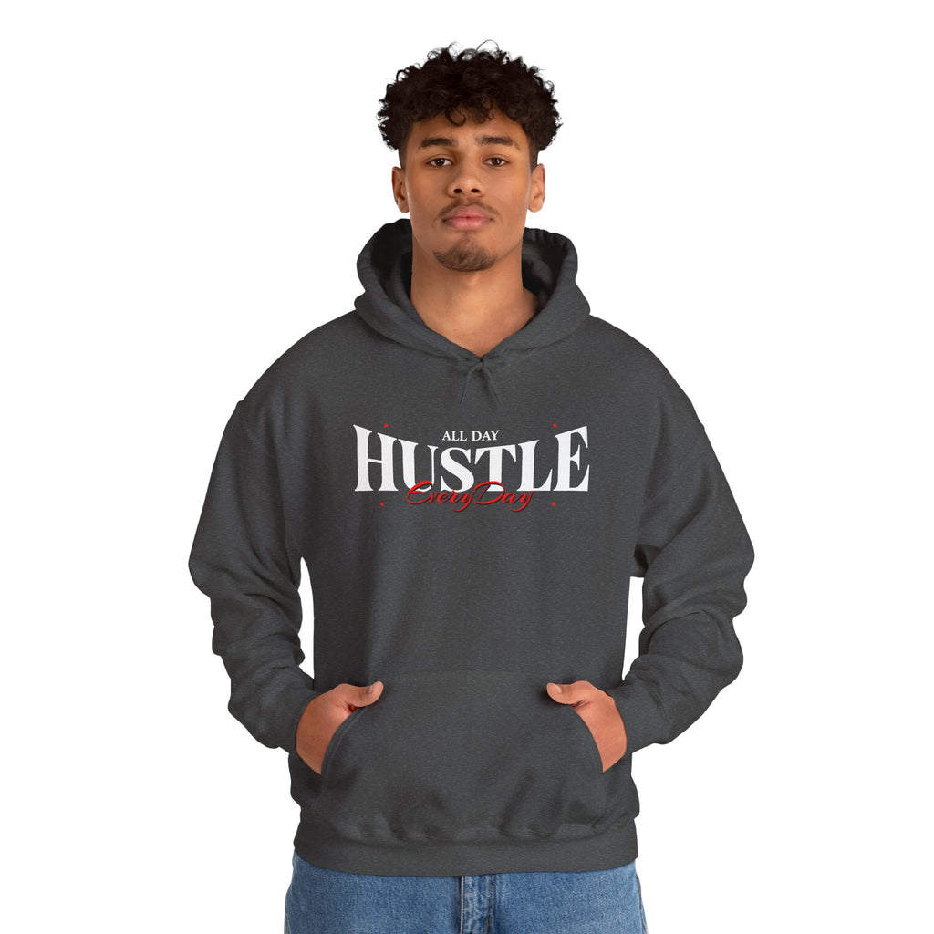 All Day Hustle Every Day | Motivational Streetwear Hoodie | Cr8tive Designs