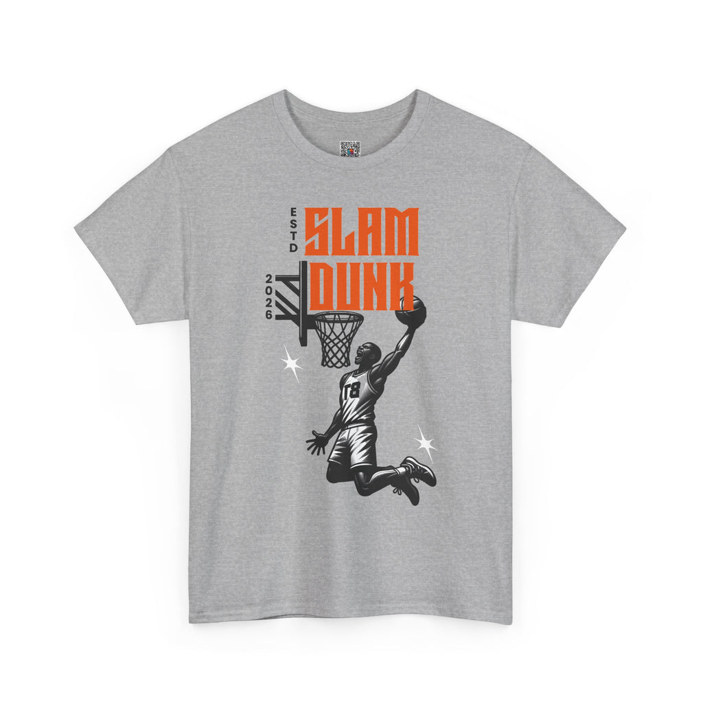 Slam Dunk T-Shirt | Basketball Player Dunk Graphic Tee | Cr8tive Designs