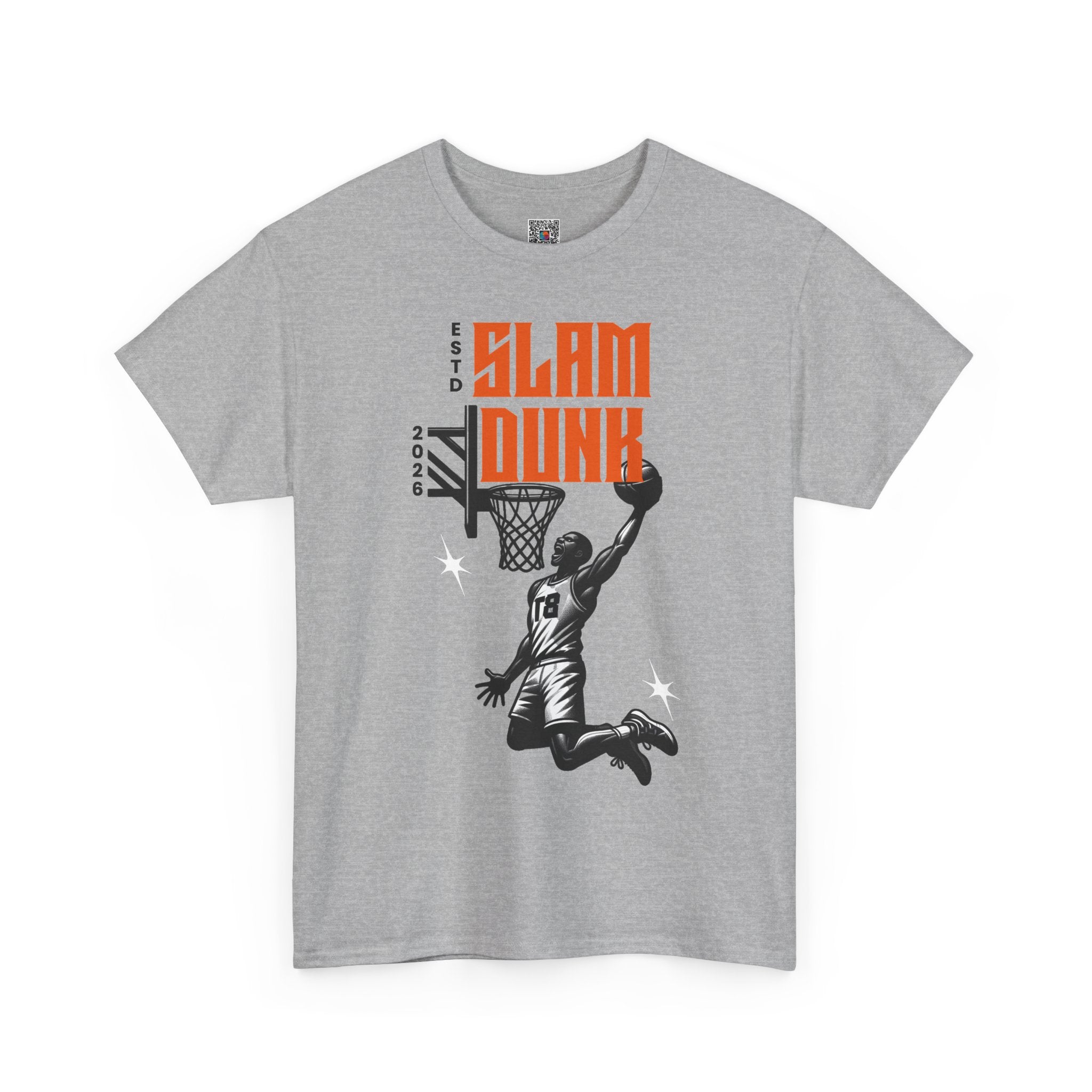 Slam Dunk T-Shirt | Basketball Player Dunk Graphic Tee | Cr8tive Designs