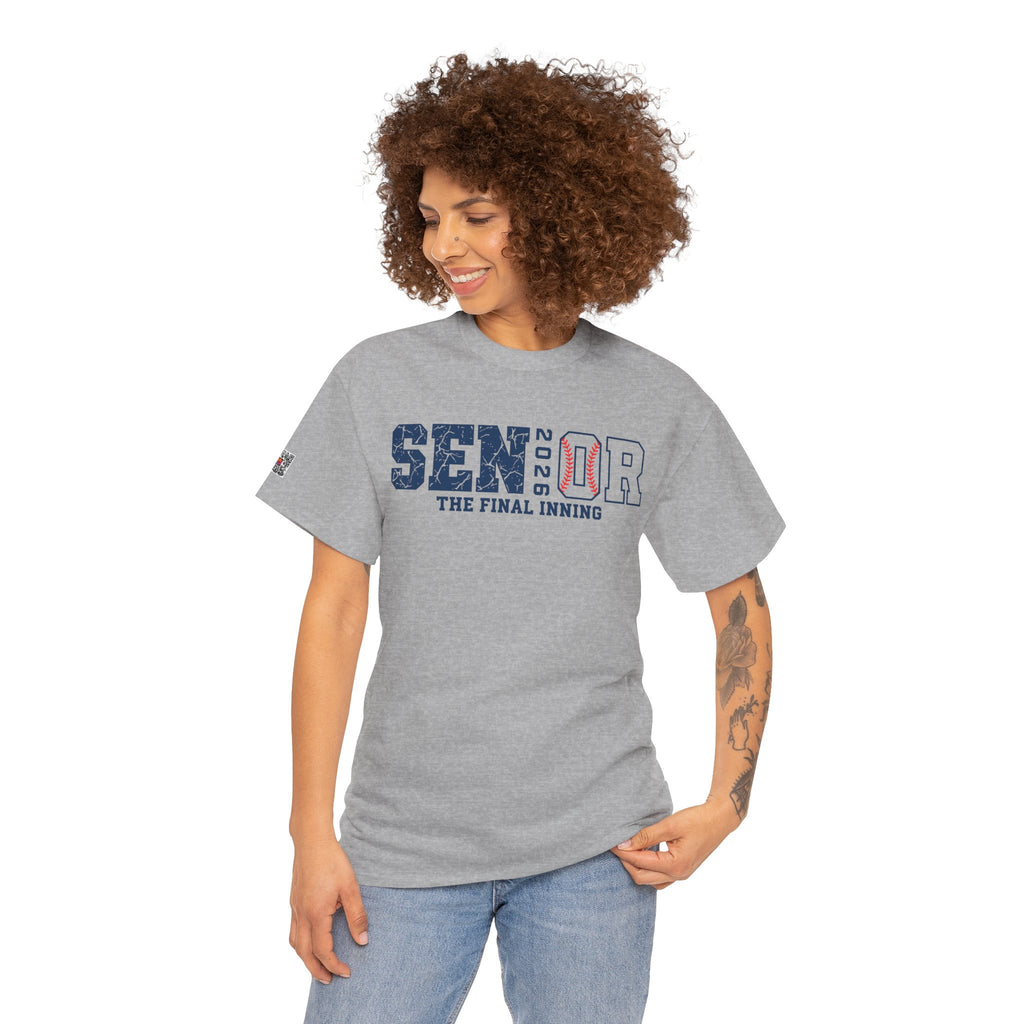 Senior 2025 The Final Inning T-Shirt | Baseball Senior Year Tee | Unisex Graduation Shirt | Cr8tive Designs