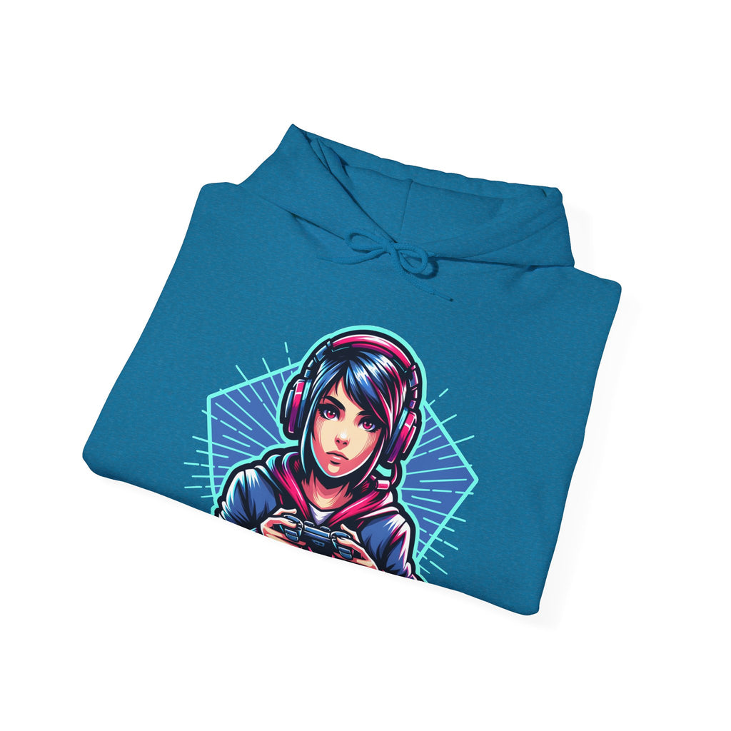 Gamer Girl | Neon Gaming Hoodie | Cr8tive Designs