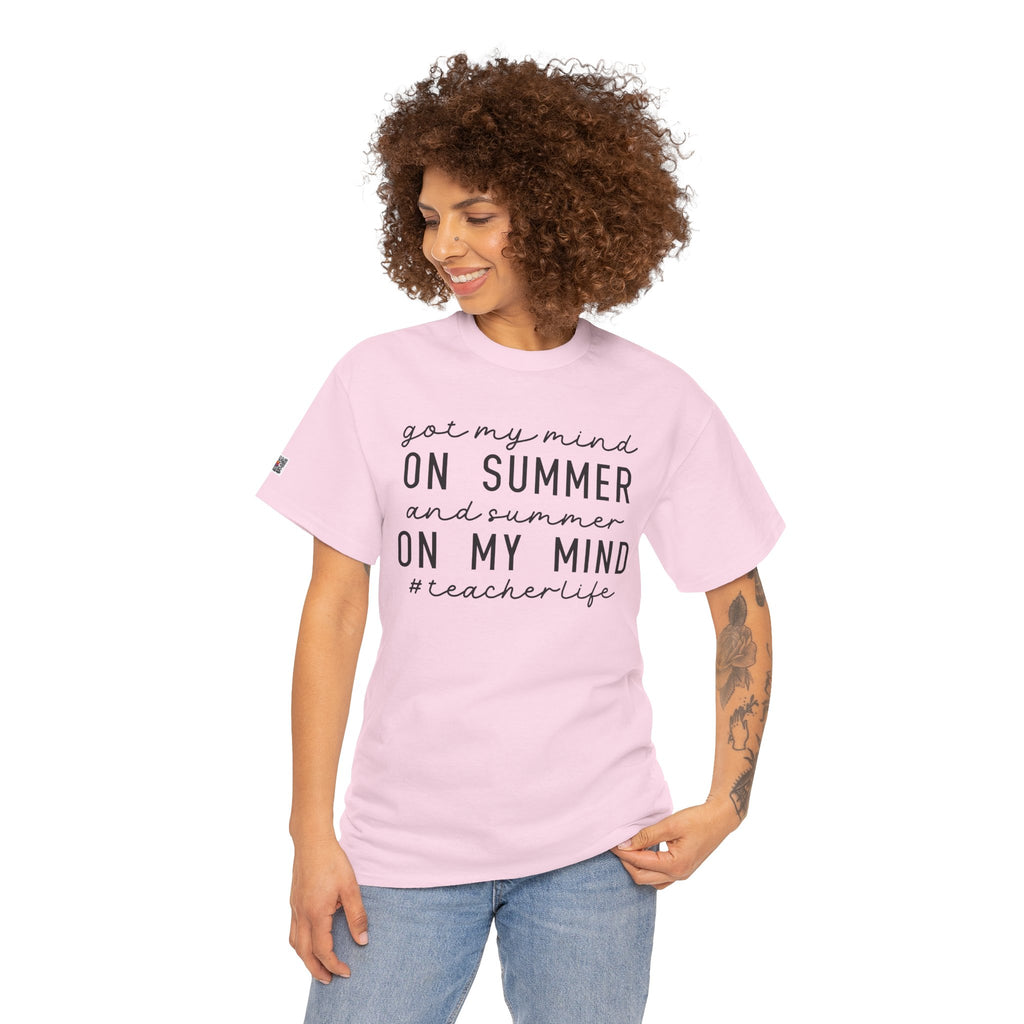 SUMMER ON MY MIND | FUNNY TEACHER SUMMER SHIRT | LAST DAY OF SCHOOL SHIRT | CR8TIVE DESIGNS