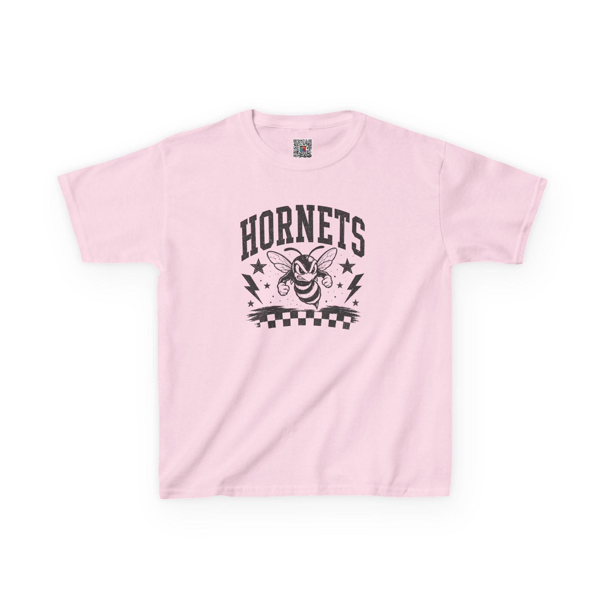 Vintage Hornets Mascot Youth T-Shirt | School Spirit Mascot Tee | Cr8tive Designs