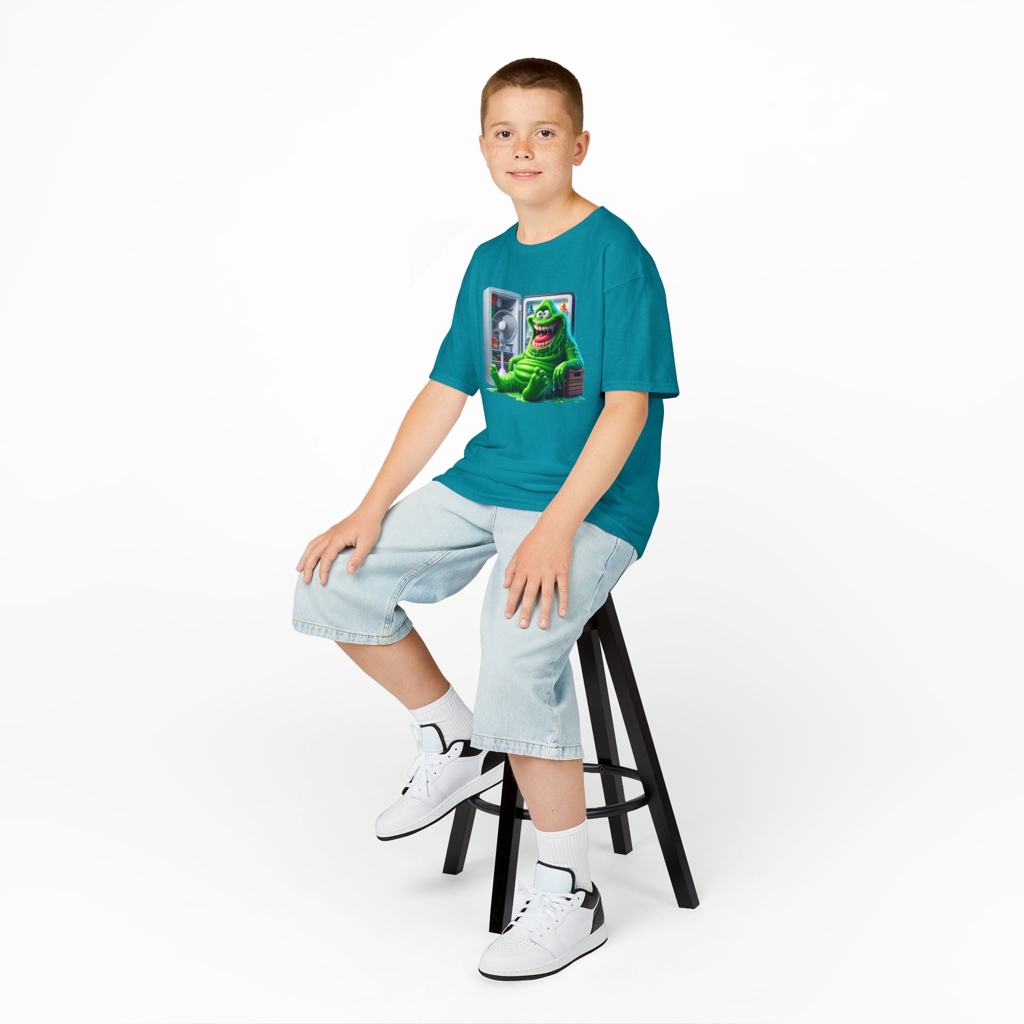 Green Slime Ghost Youth Tee | Funny Paranormal Character T-Shirt | Cr8tive Designs