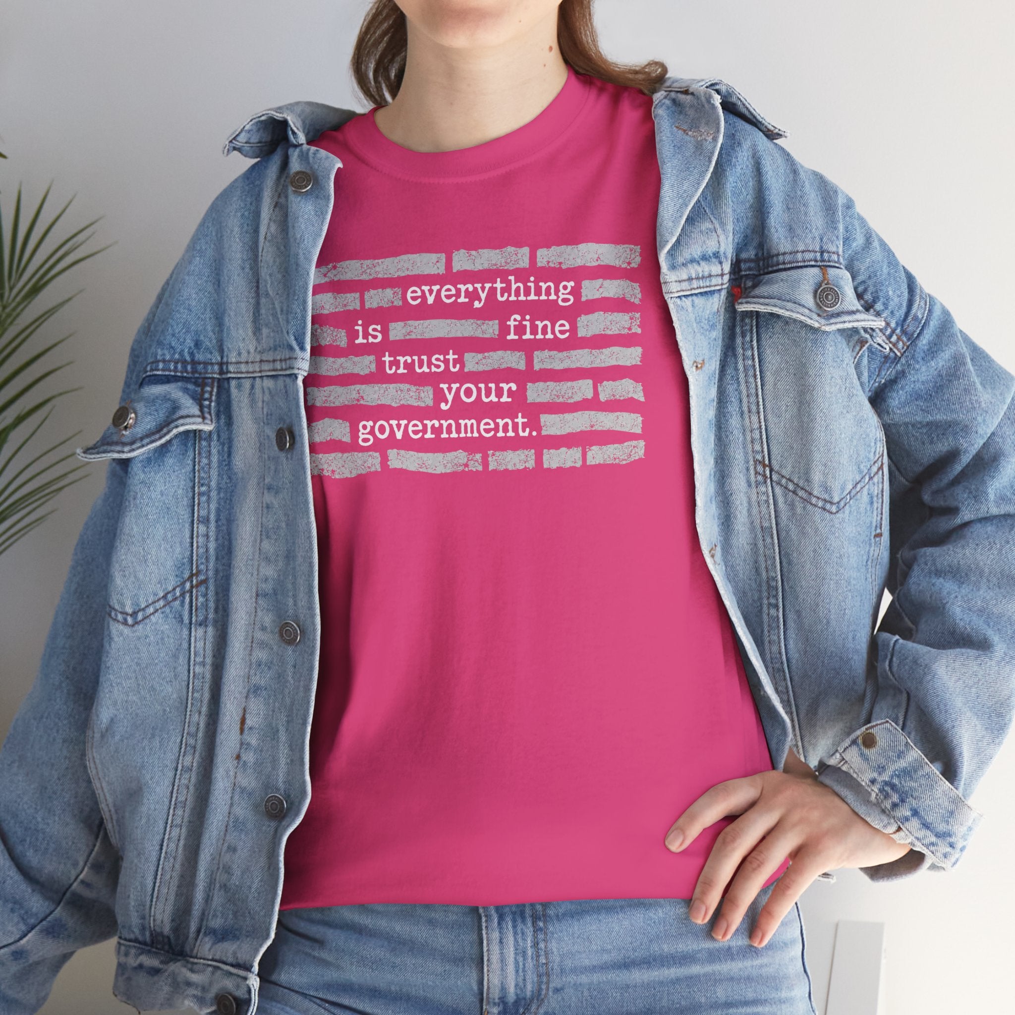 Trust Your Government | Distressed Statement Tee | Cr8tive Designs