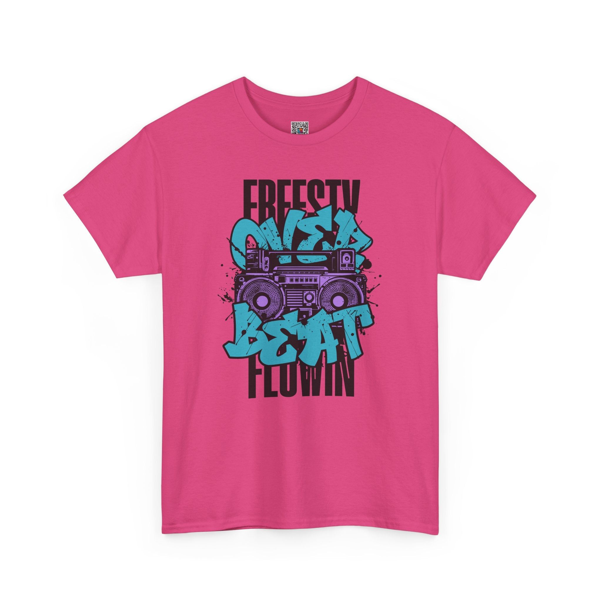 Graffiti Boombox Streetwear Graphic Tee | Urban Hip-Hop Design | Cr8tive Designs