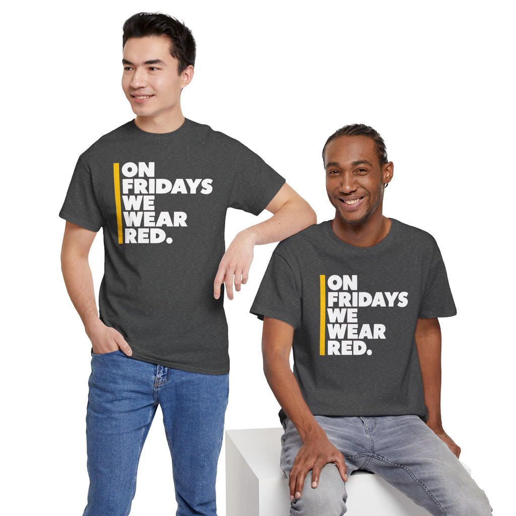 On Fridays We Wear Red Shirt | Red Friday Football Game Day T-Shirt | Cr8tive Designs