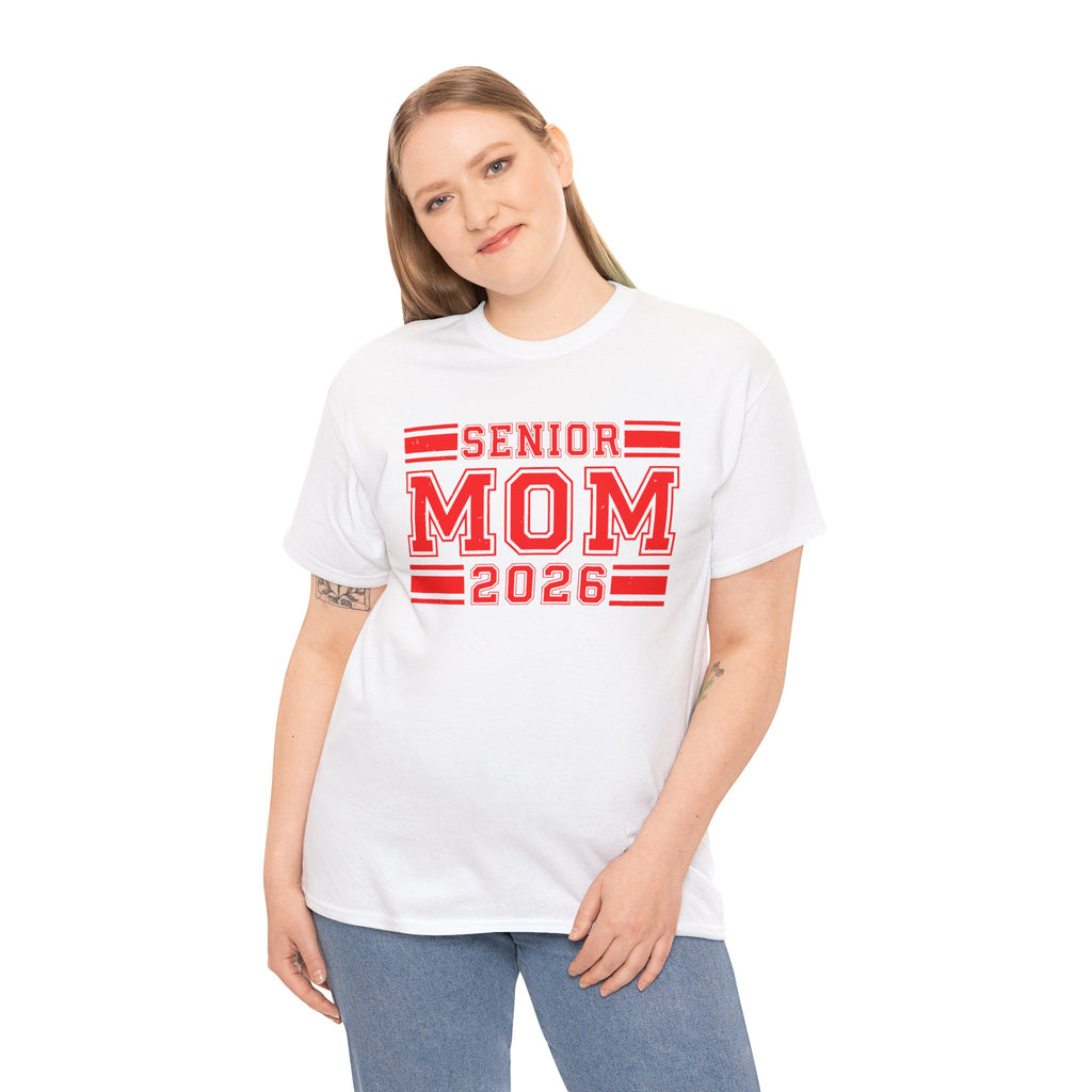 Senior Mom 2026 Varsity T-Shirt | Graduation Tee | Class of 2026 Mom Shirt | Cr8tive Designs