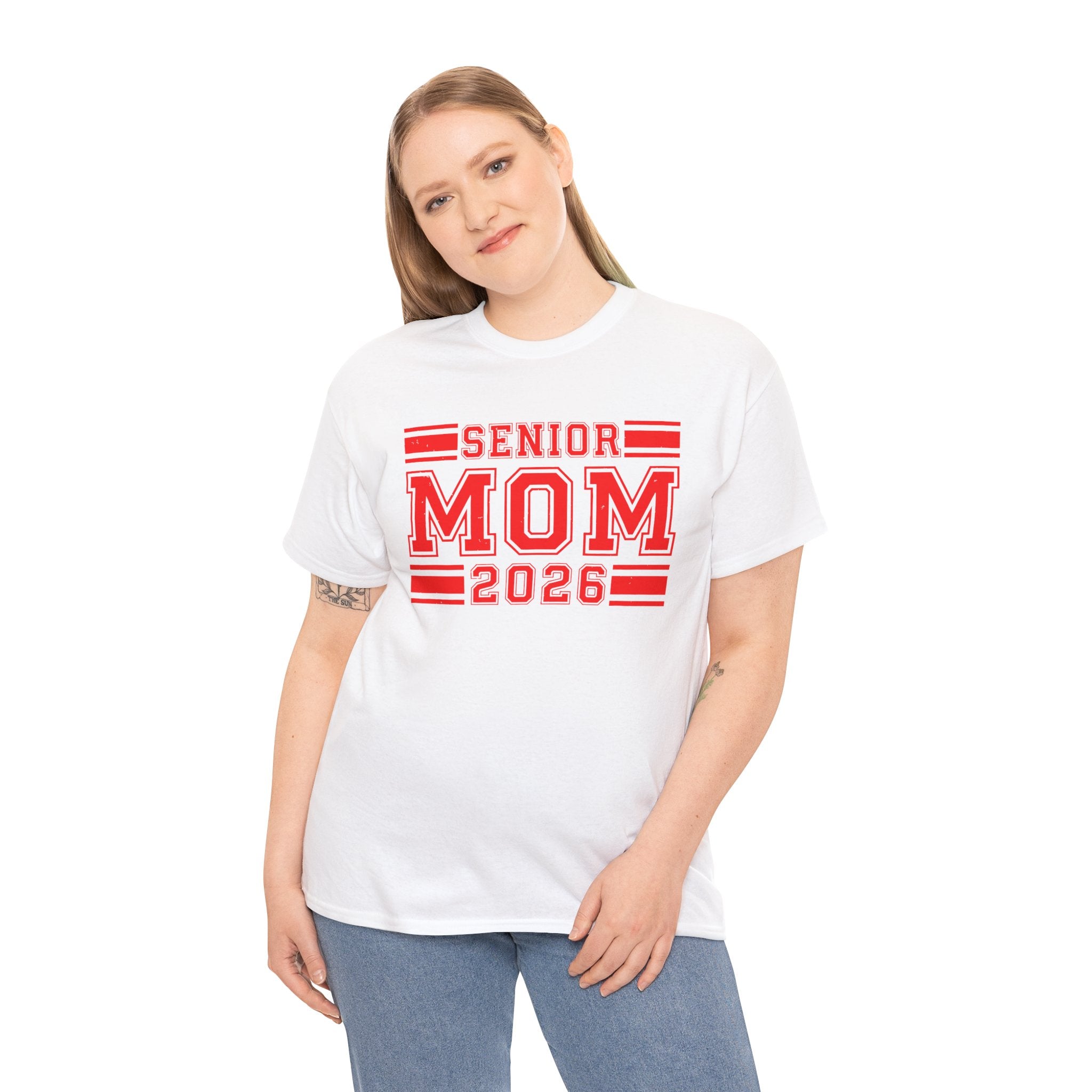 Senior Mom 2026 Varsity T-Shirt | Graduation Tee | Class of 2026 Mom Shirt | Cr8tive Designs