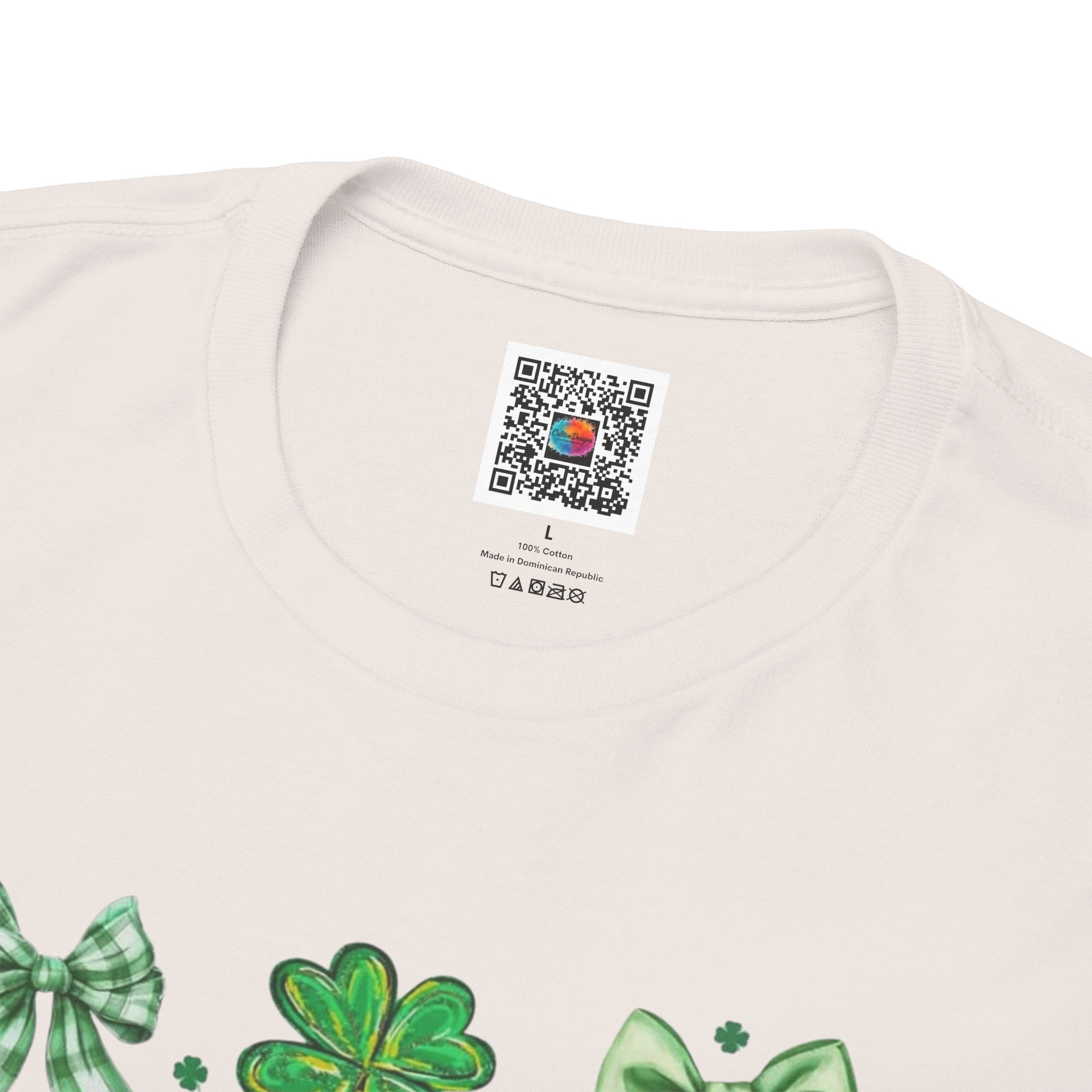 St. Patrick's Day Shamrock Bow T-Shirt